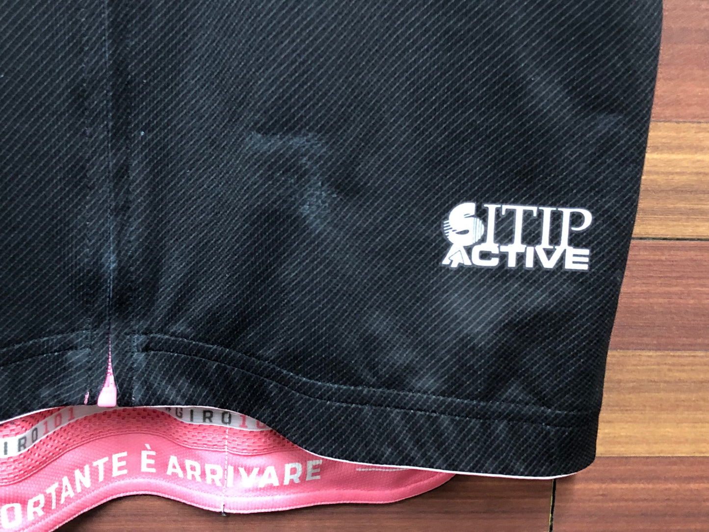 IK198 カステリ CASTELLI ジロ・デ・イタリア Giro d'Italia 半袖 サイクルジャージ M 黒