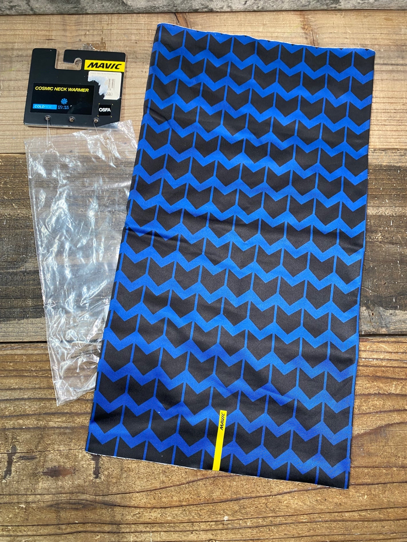 IR280 マヴィック MAVIC COSMIC NECK WARMER ネックウォーマー 黒青