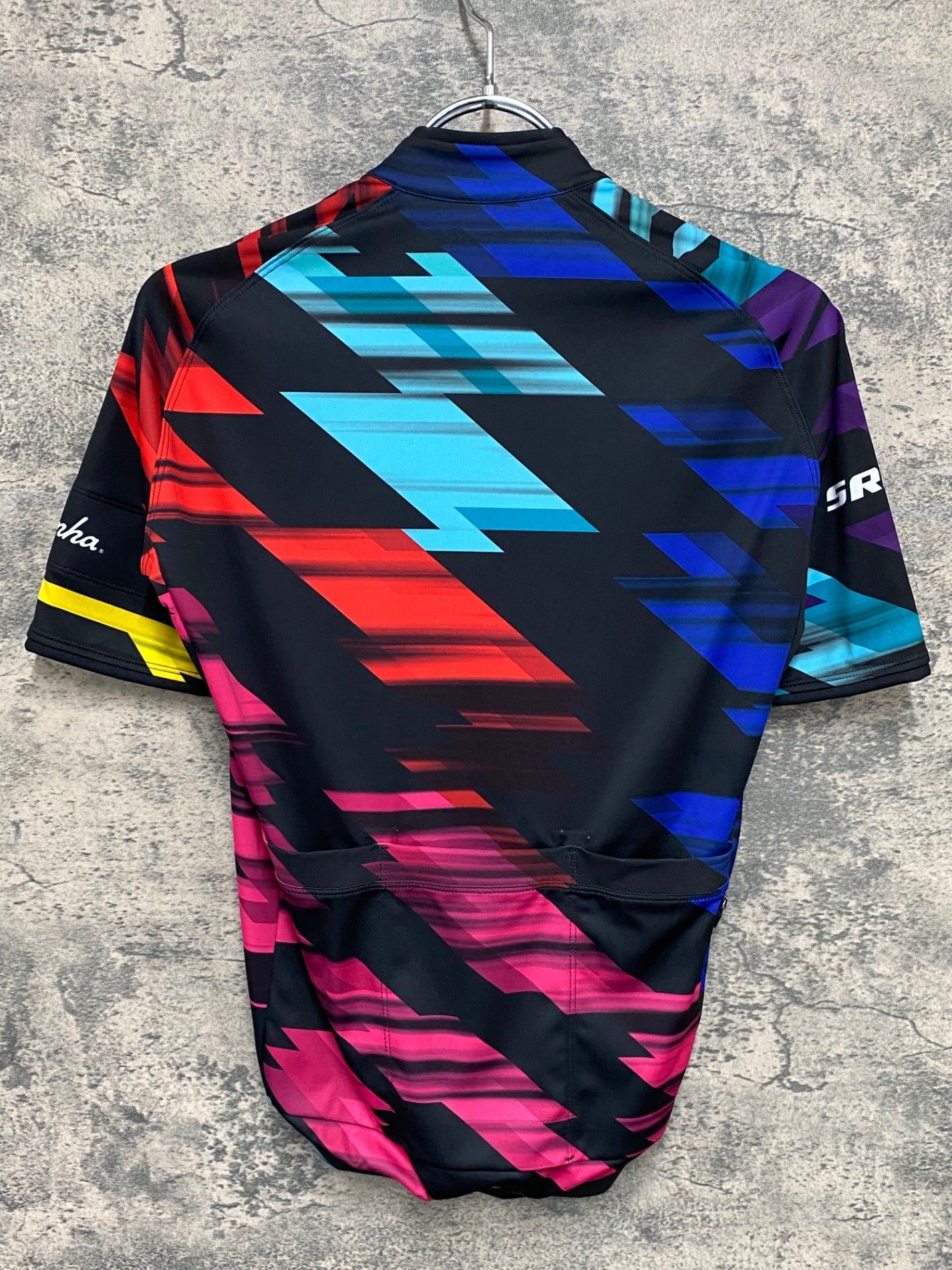IV242 ラファ Rapha CANYON SRAM CORE JERSEY 半袖サイクルジャージ 黒 XS
