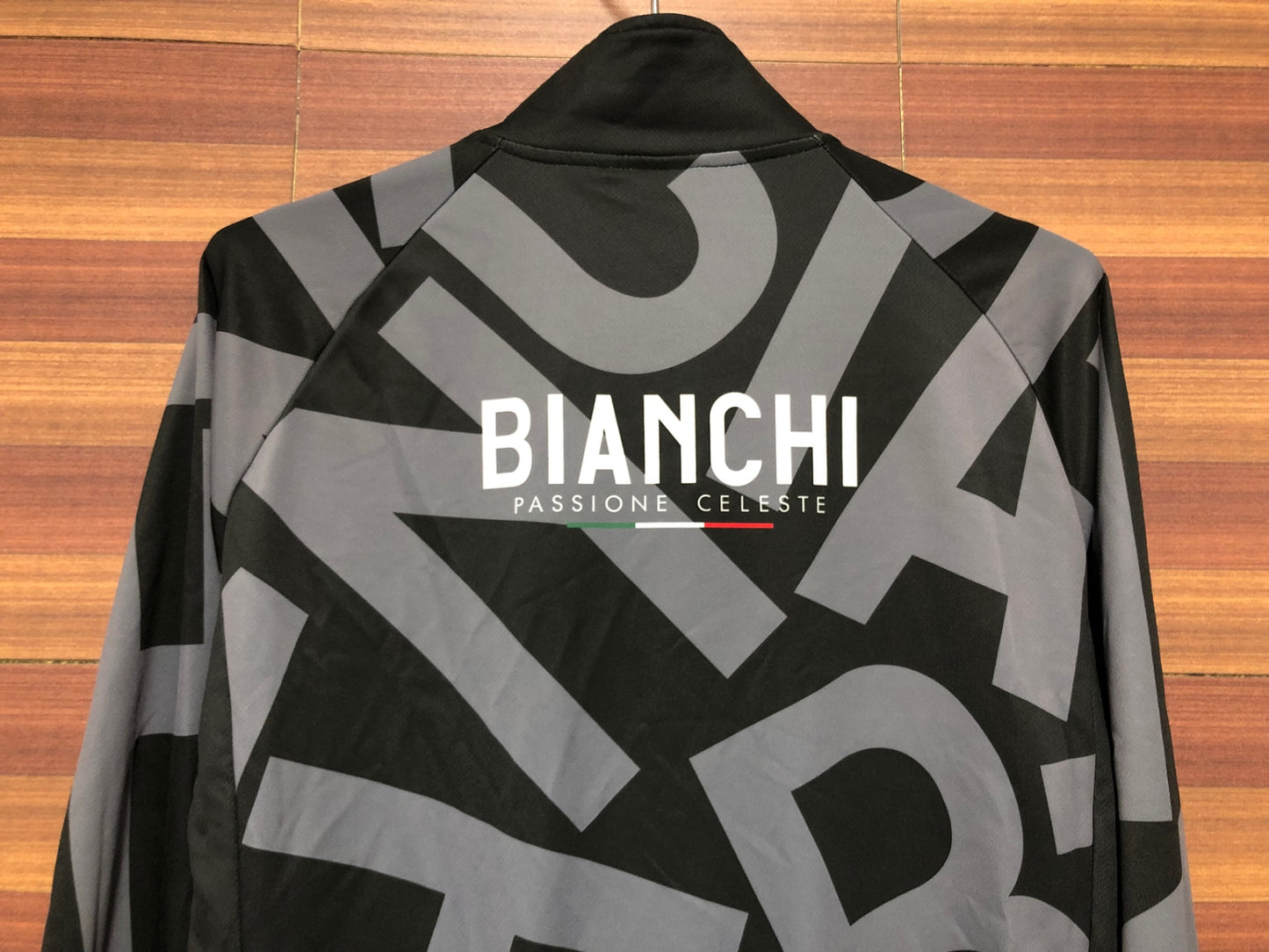 IK356 ビアンキ BIANCHI 長袖 サイクルジャージ グレー M