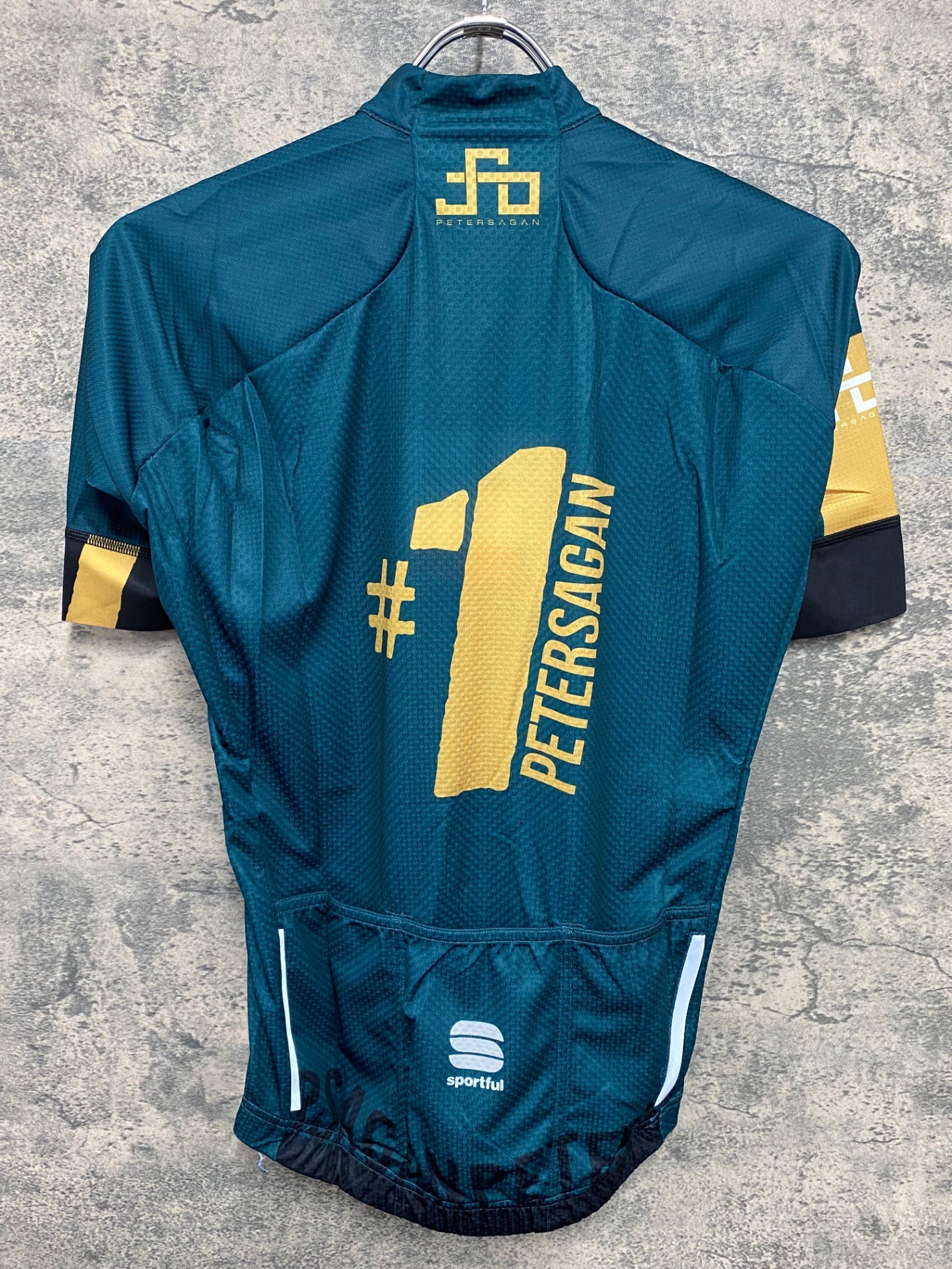 IY885 スポーツフル Sportful 半袖 サイクルジャージ 緑 S Sagan ONE Jersey