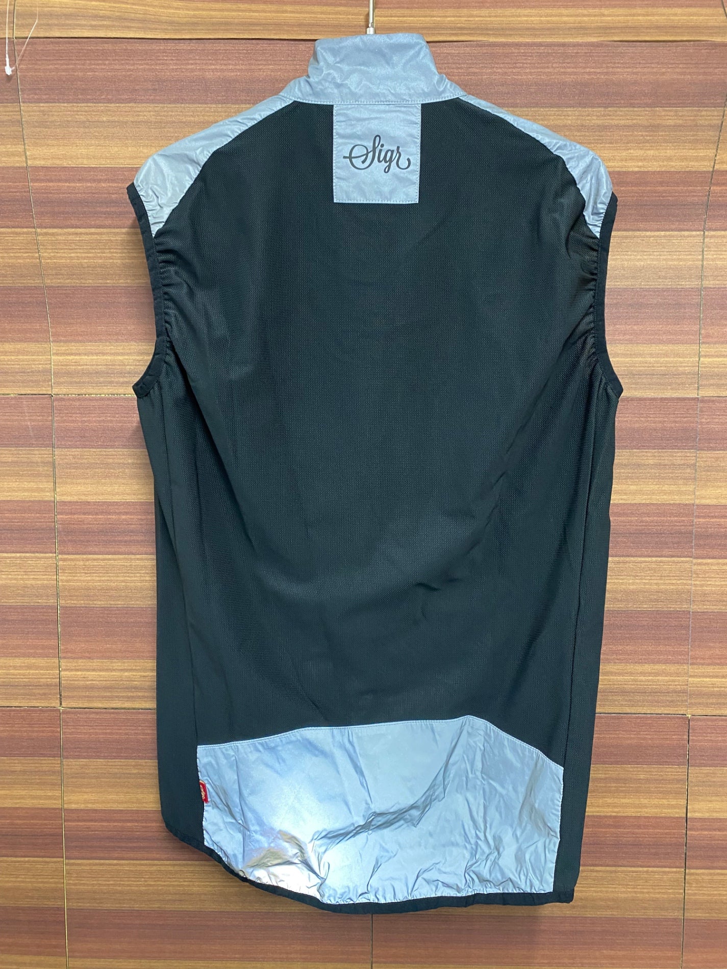 IP942 シーガー Sigr NORRSKEN SILVER VEST MEN サイクルベスト ジレ シルバー S