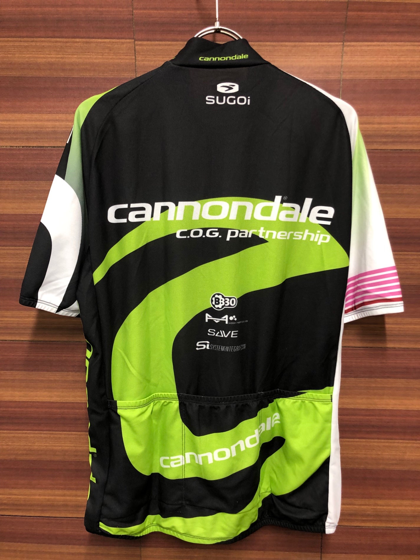 IP658 スゴイ SUGOI CANNODNALE 半袖 サイクルジャージ 黒 Lサイズ