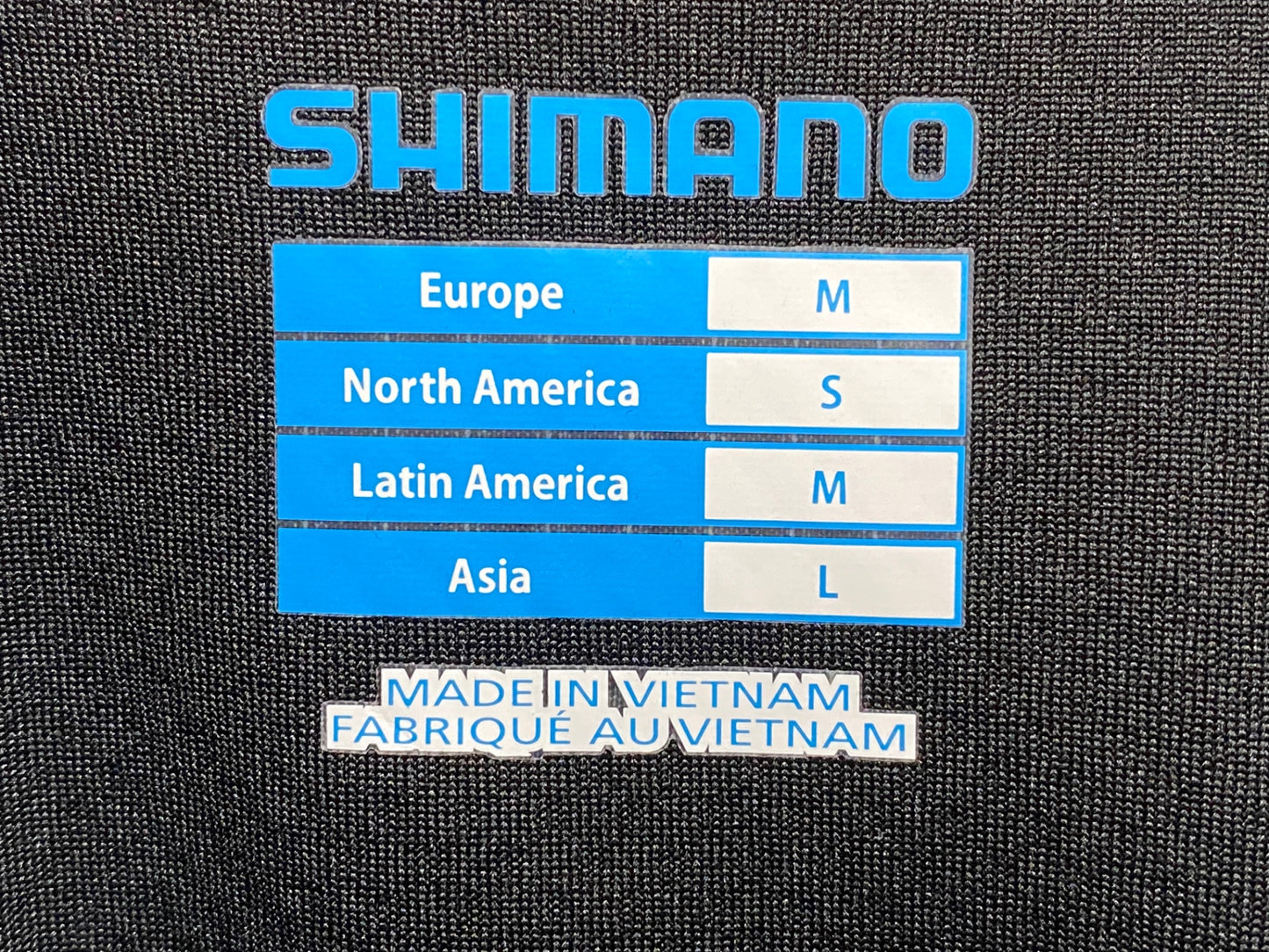 IV503 シマノ SHIMANO 長袖 サイクルジャージ 水色 黒 L 裏起毛