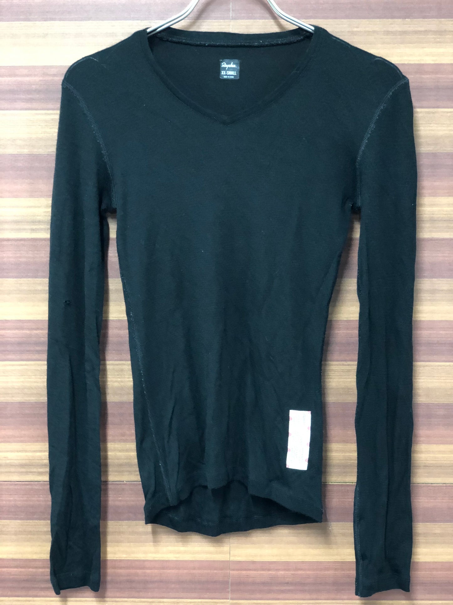 GV065 ラファ Rapha ウーマンズメリノベースレイヤー WOMEN'S MERINO BASE LAYER 黒 XXS