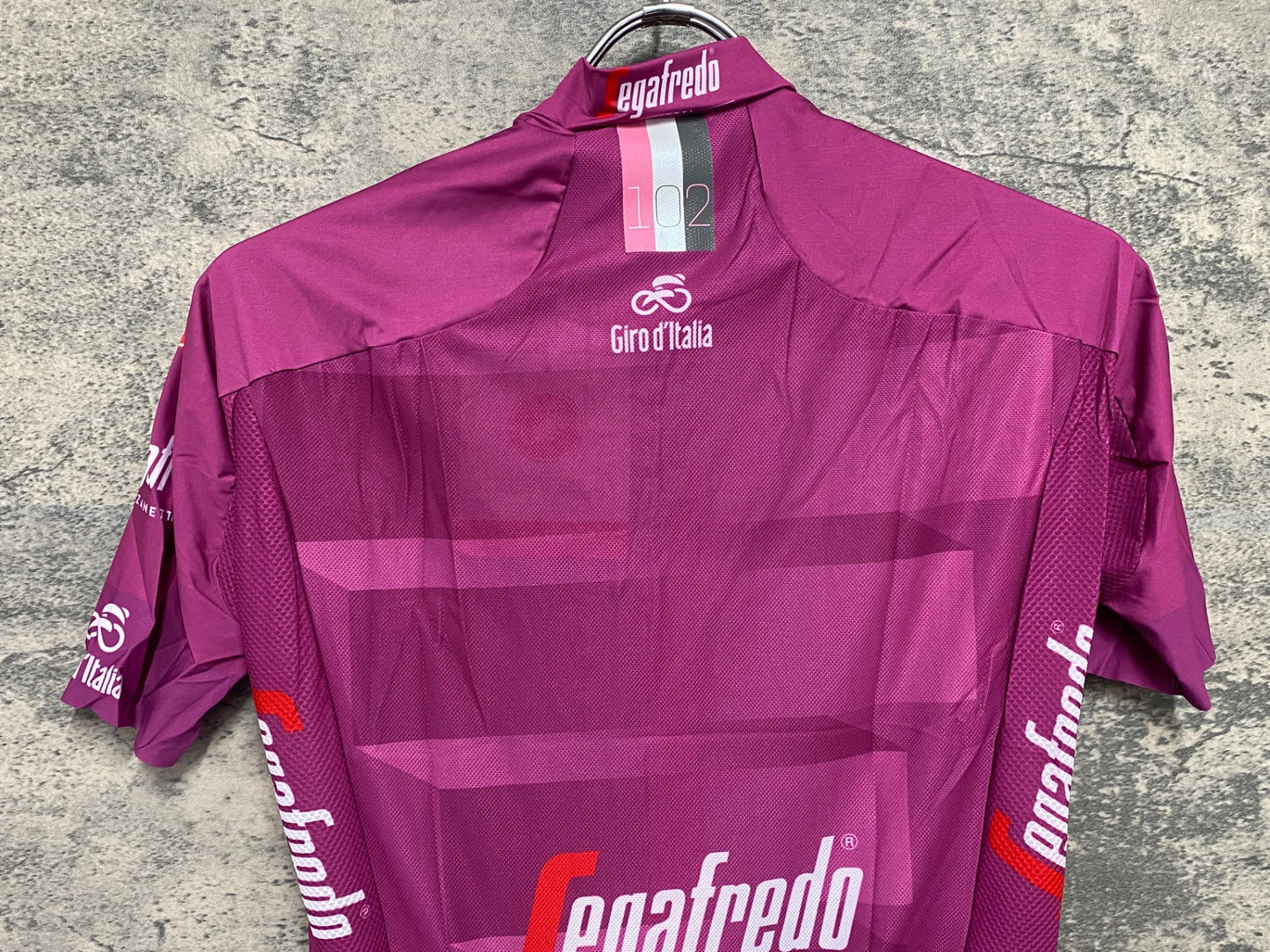 IY886 カステリ CASTELLI 半袖 サイクルジャージ 紫 M Giro d'Italia