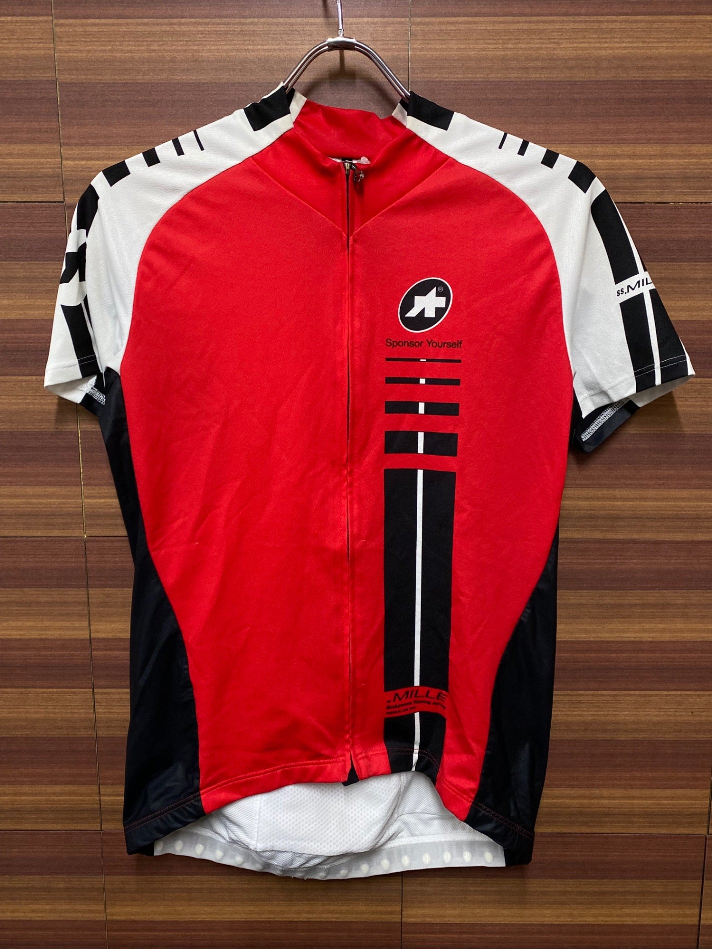 HV146 アソス ASSOS ミレ MILLE 半袖 サイクルジャージ 赤黒白 Sサイズ – BICI AMORE EQ STORE