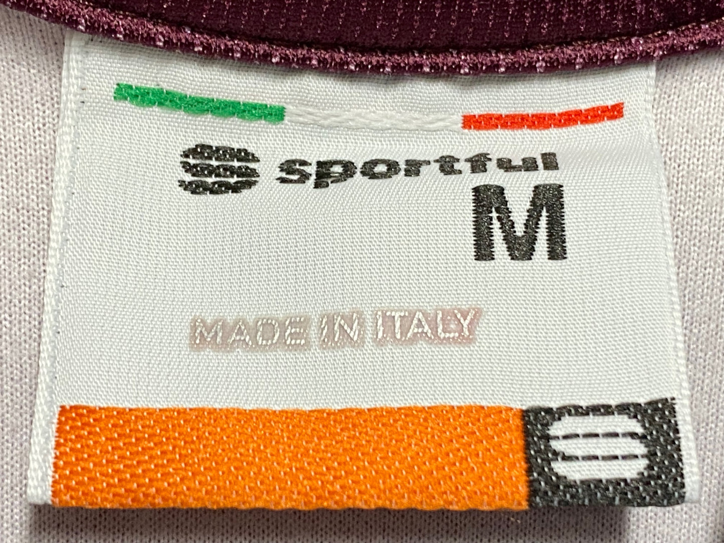 IP352 スポーツフル Sportful 長袖 サイクルジャージ オレンジ バーカンディ M