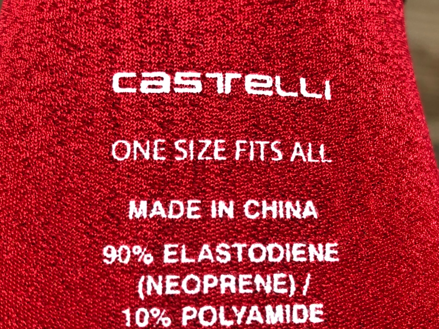 IP929 カステリ CASTELLI トゥーカバー 黄 ONE SIZE