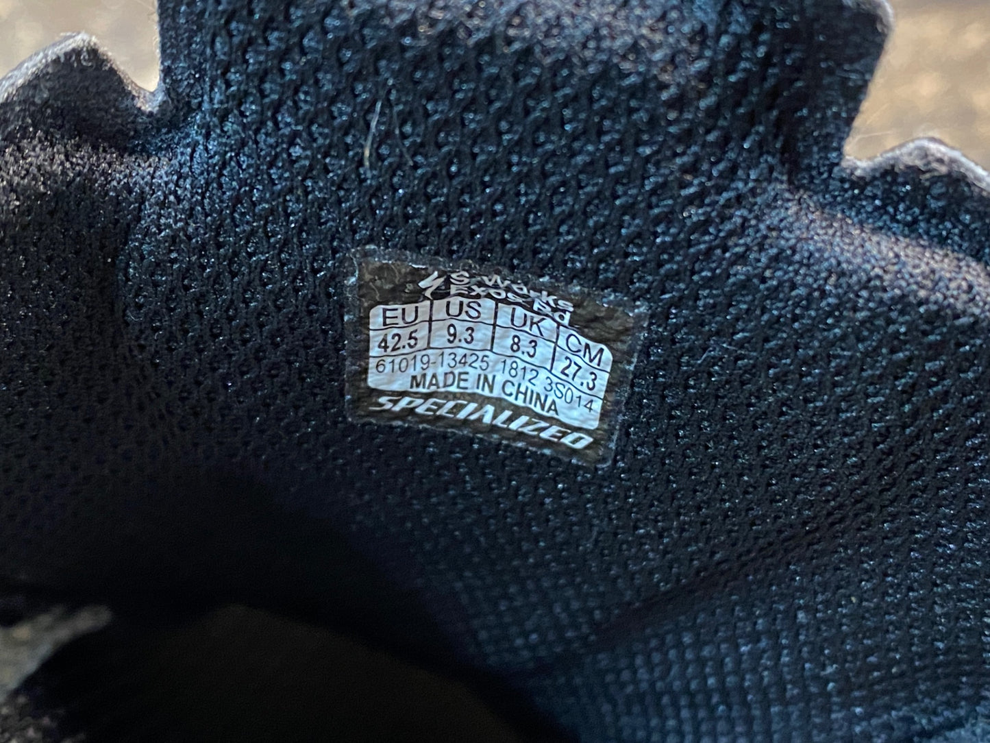 IY421 スペシャライズド SPECIALIZED エスワークス S-WORKS EXOS ビンディングシューズ 白 EU42.5