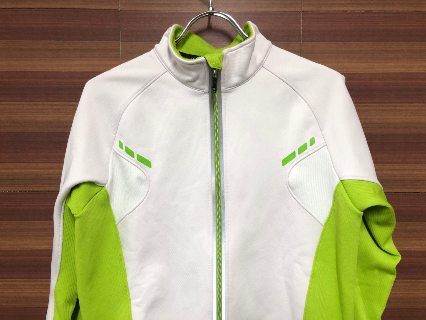 IL292 パールイズミ PEARL iZUMi 長袖 サイクルジャケット 裏起毛 M 白