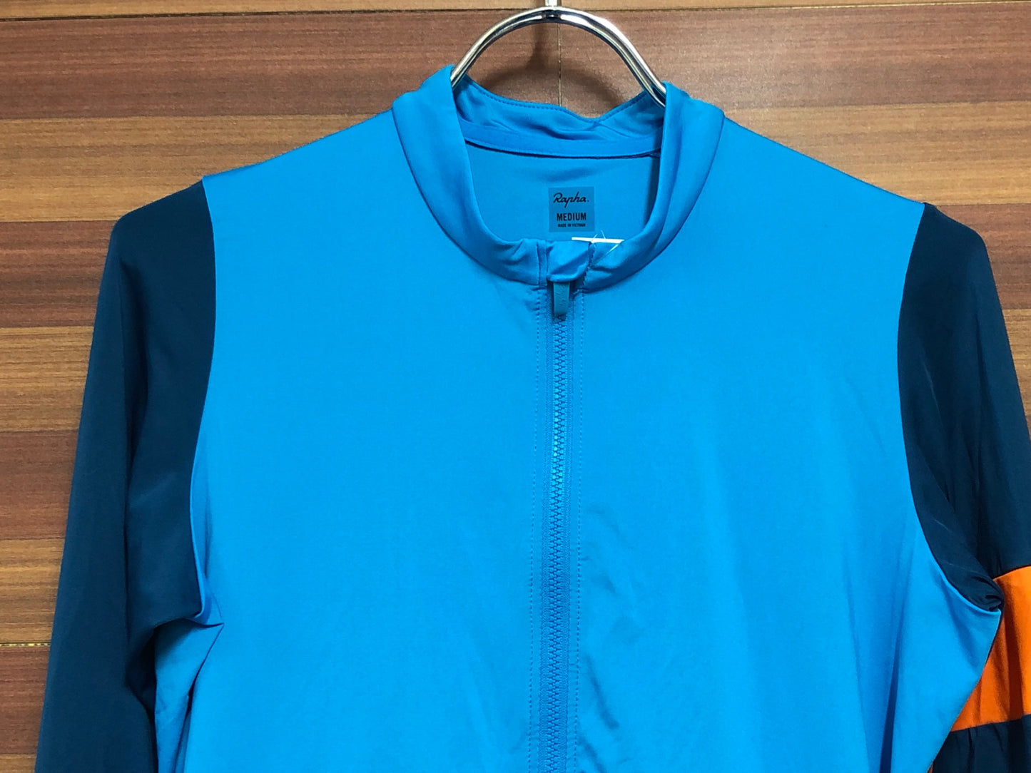 IL305 ラファ Rapha PRO TEAM LONG SLEEVE TRANING JERSEY 長袖 サイクルジャージ 青 M