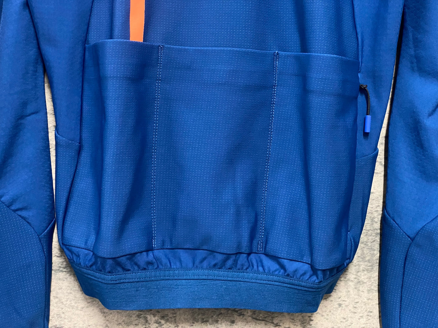 IZ916 マープ MAAP PRO FIT JERSEY 長袖 サイクルジャージ 青 S 裏起毛