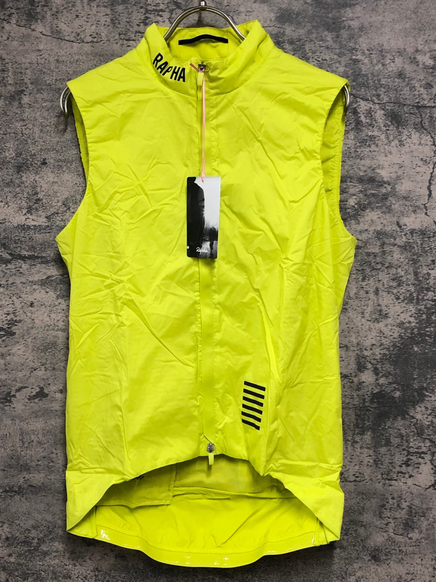 IX926 ラファ Rapha PRO TEAM INSULATED GILET サイクルべスト ジレ 黄 M