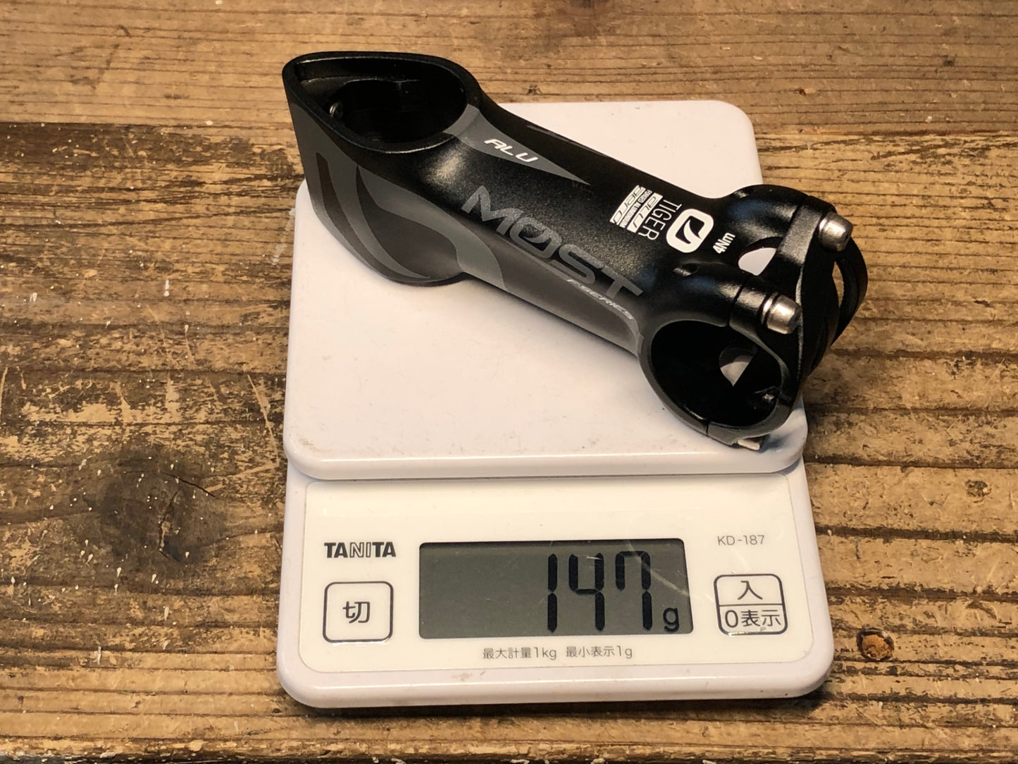 JC830 モスト MOST TIGER ALU アルミ ステム 90mm Φ31.8 アンカーセット
