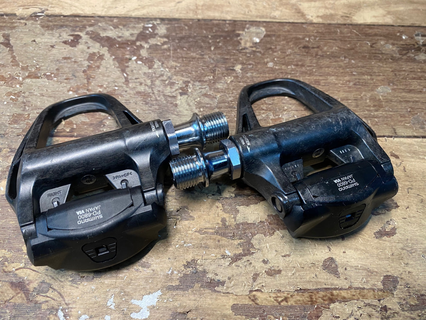 IJ692 シマノ SHIMANO アルテグラ ULTEGRA PD-6800 ビンディングペダル SPD-SL