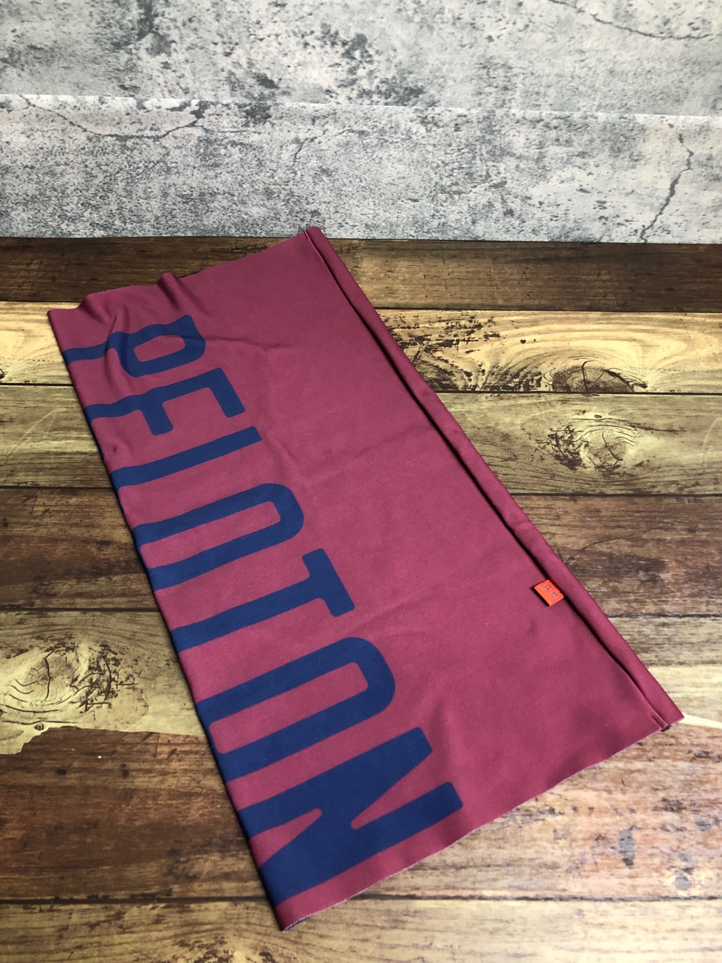 IY196 プロトンドパリ Peloton de Paris ネックウォーマー バーガンディ ワンサイズ 裏起毛