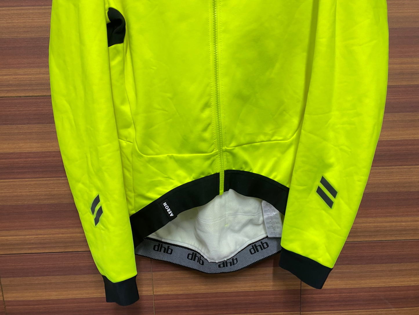 IP353 dhb 長袖 サイクルジャケット ネオンイエロー M 裏起毛
