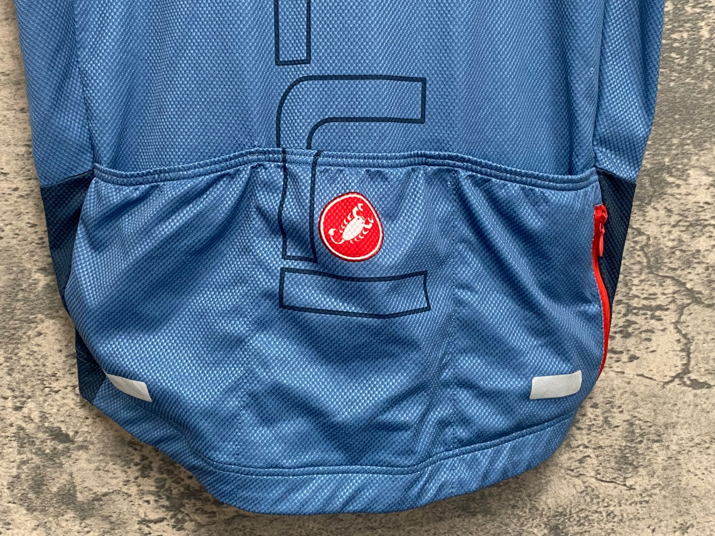 IZ060 カステリ CASTELLI 半袖 サイクルジャージ ターコイズ L