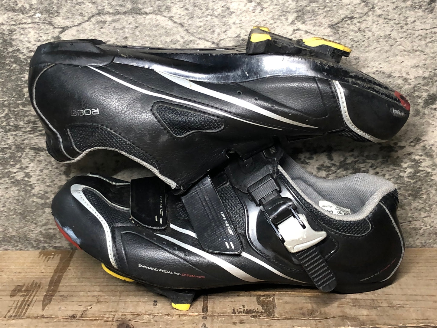 JC157 シマノ SHIMANO SH-R088LE ビンディングシューズ 黒 3穴 EU41