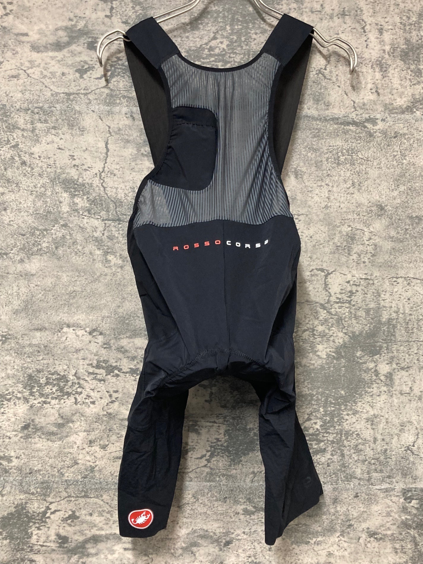 IW397 カステリ CASTELLI ROSSOCORSA ビブショーツ 黒 L