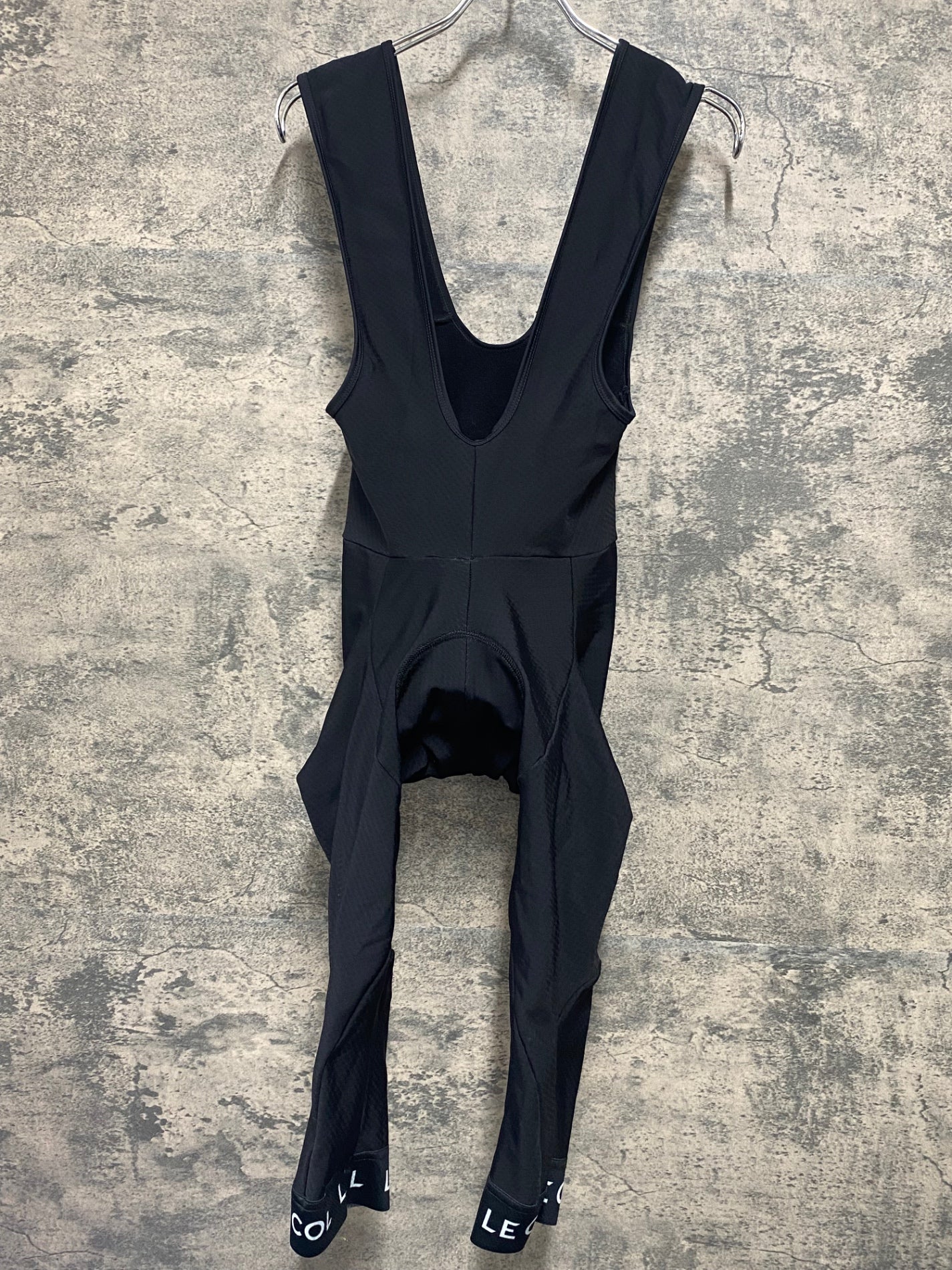 JD804 ルコル LECOL 裏起毛 ビブニッカ― 黒 S