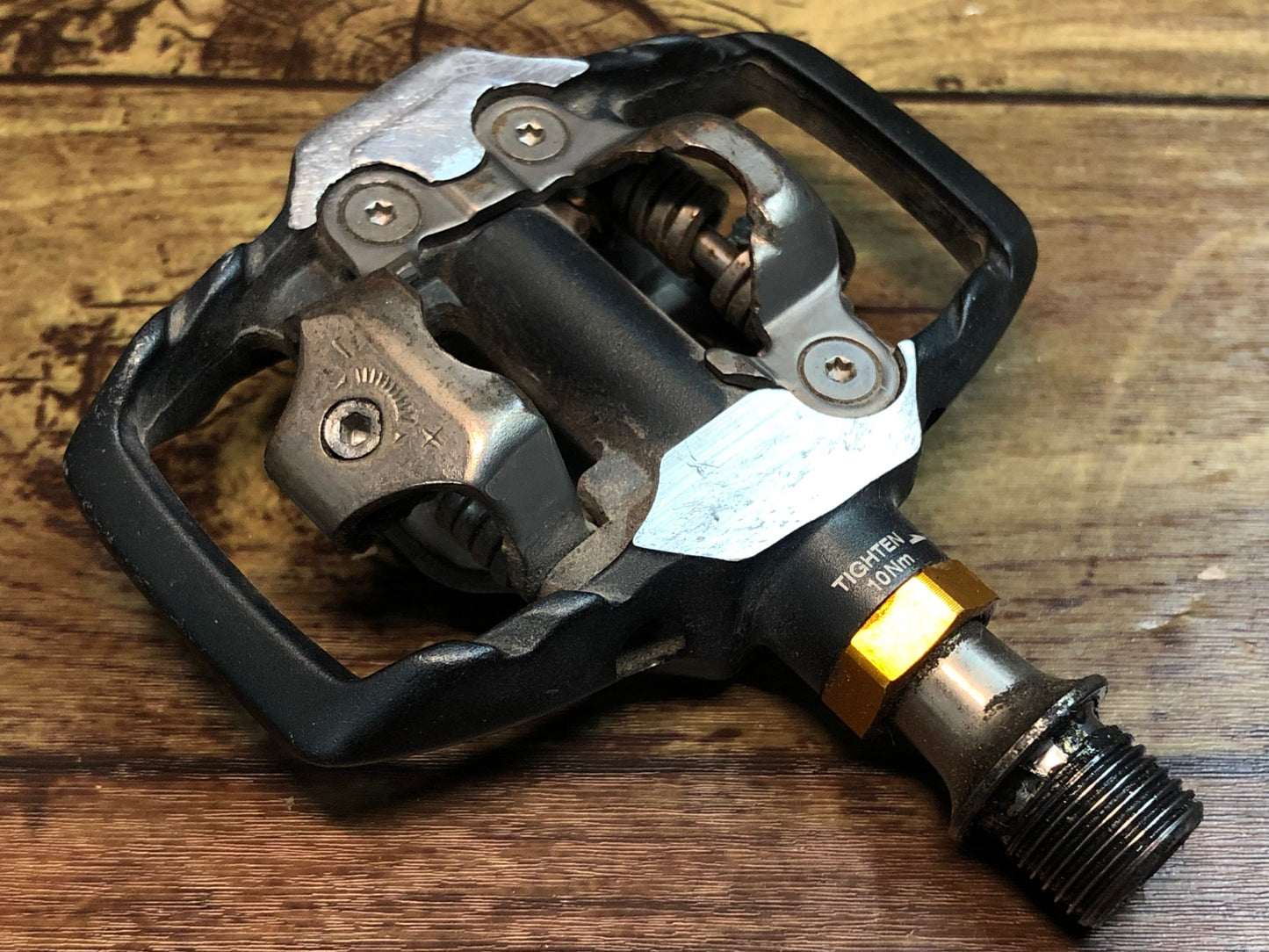 IL473 シマノ SHIMANO XTR PD-M985 ビンディングペダル SPD ※軸回転スムーズ