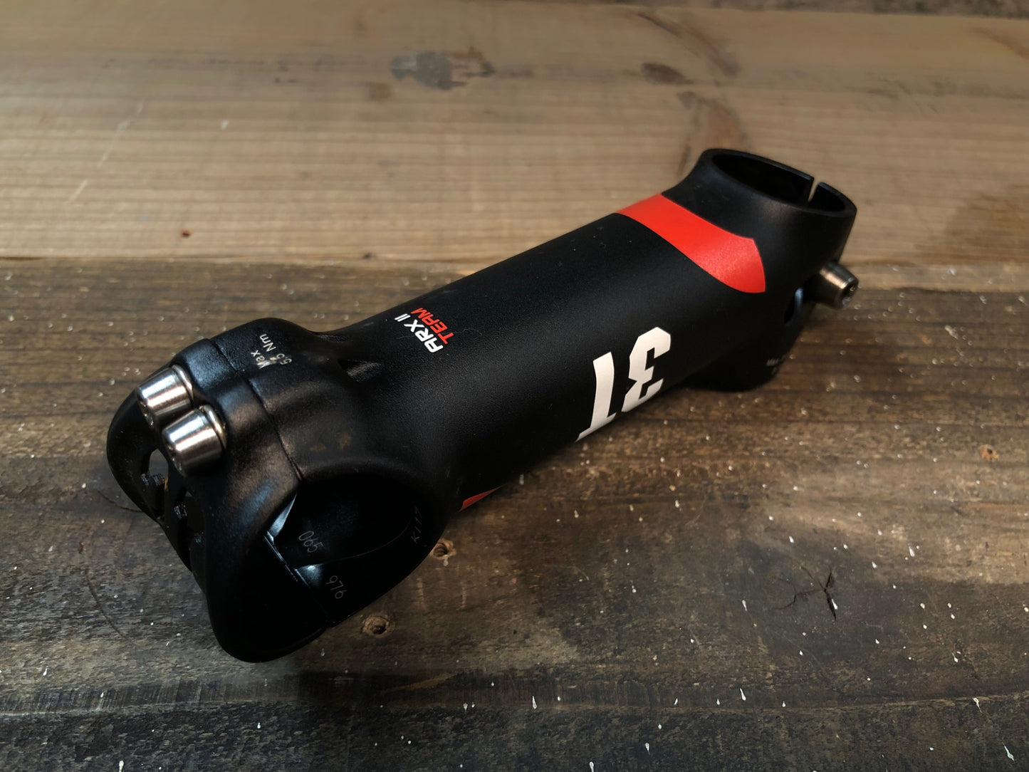 IP582 3T ARX ⅡTEAM アルミ ステム 黒 赤 110mm Φ31.8 OS 17°