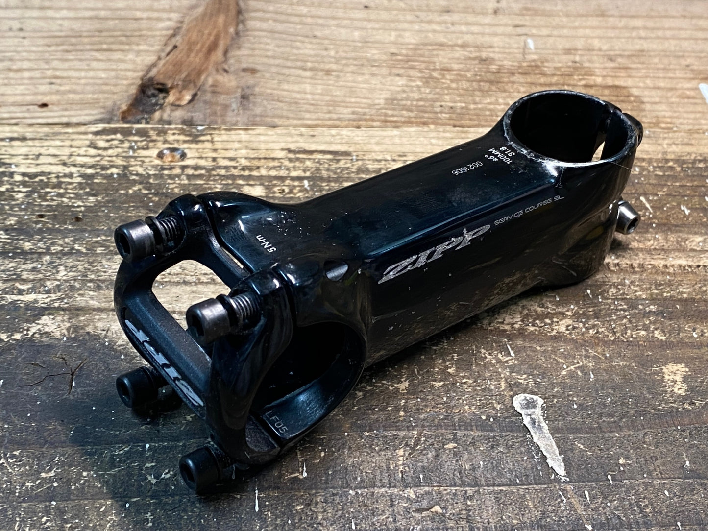 IX488 ジップ ZIPP SERVICE COURSE SL アルミ ステム 100mm Φ31.8 6° OS 黒