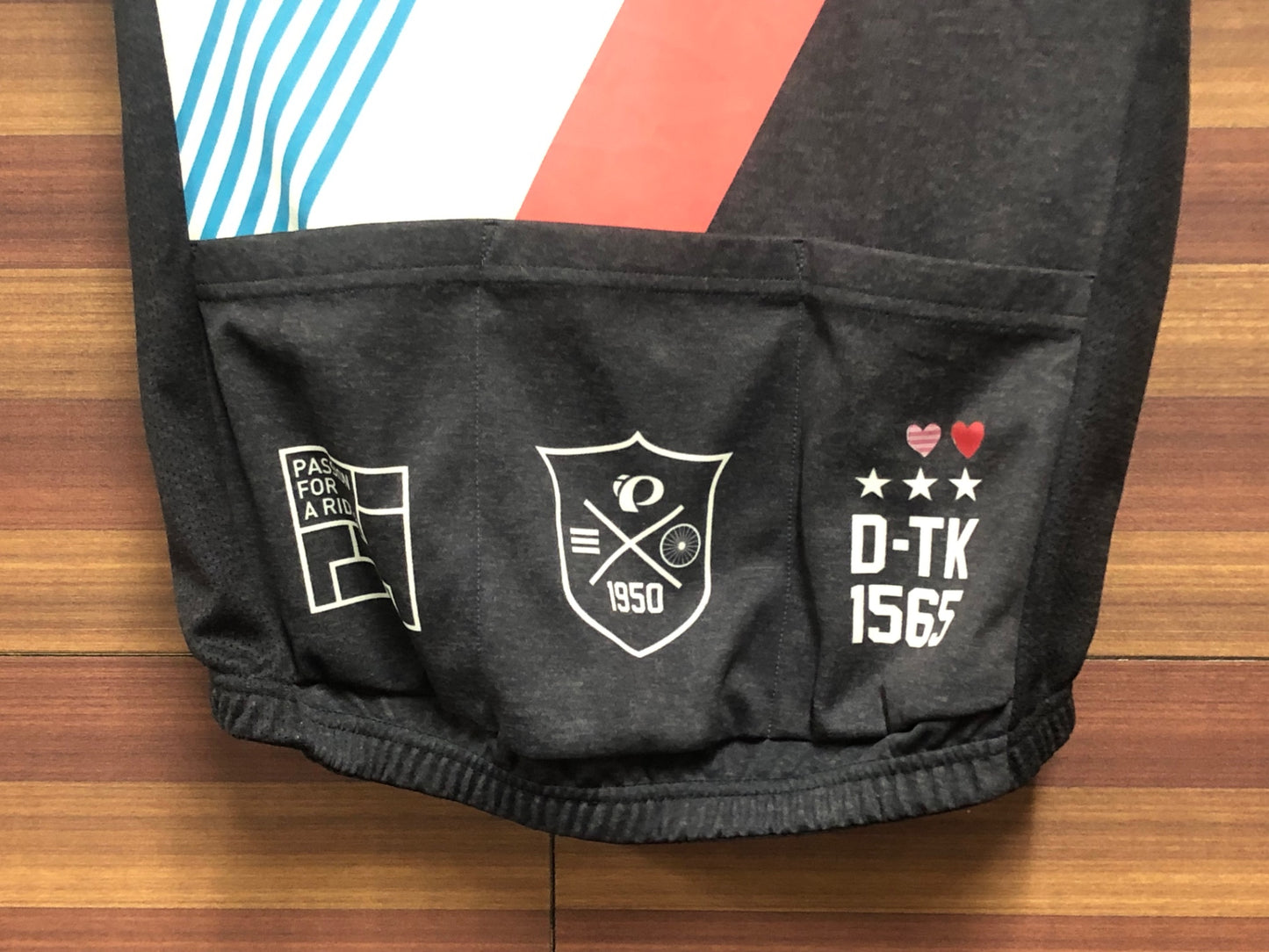 IM435 パールイズミ PEARL iZUMi 半袖 サイクルジャージ 総柄 S ※プリント加工