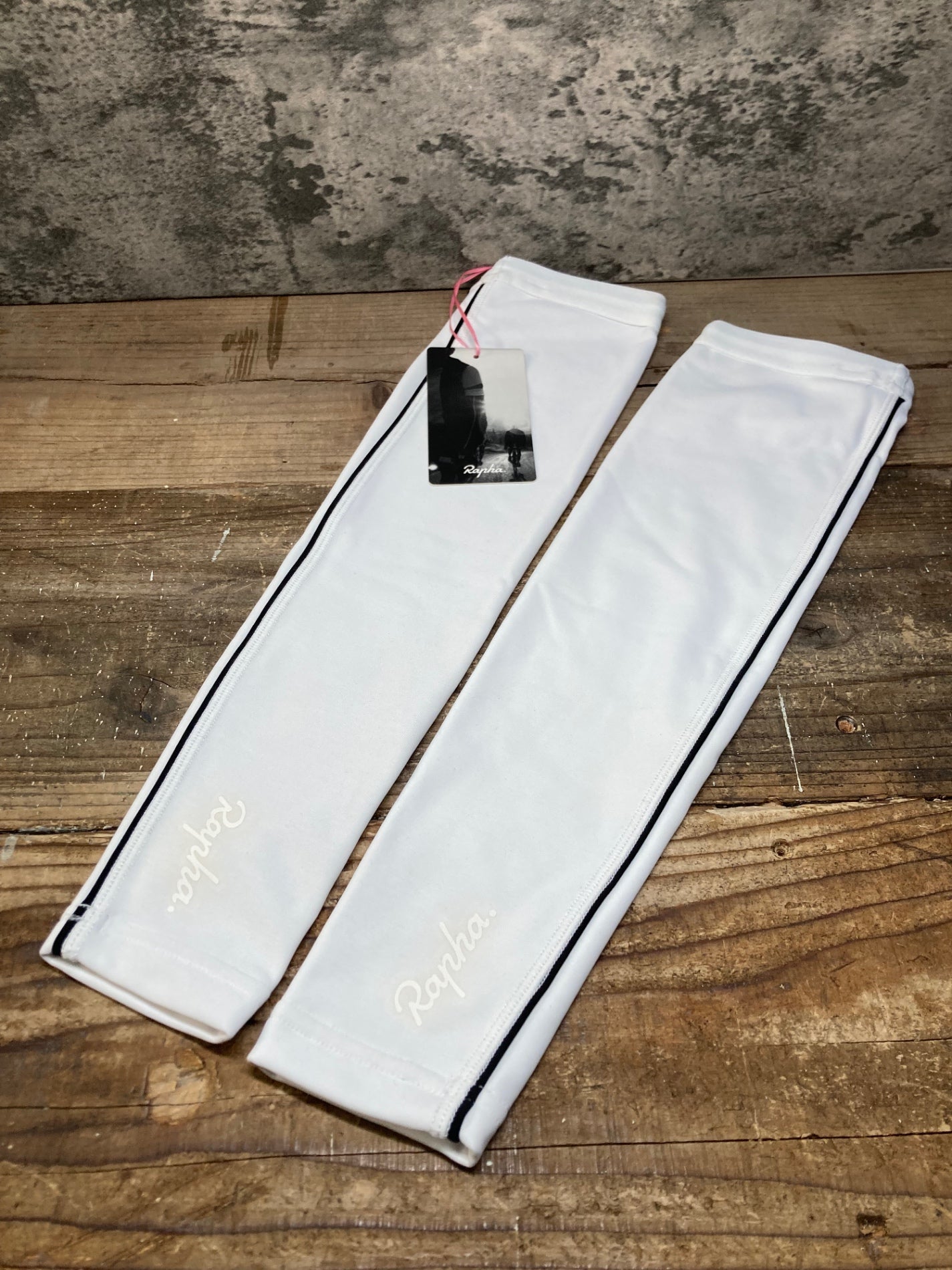 IT935 ラファ Rapha アームウォーマー ARM WARMERS 白 M 未使用品