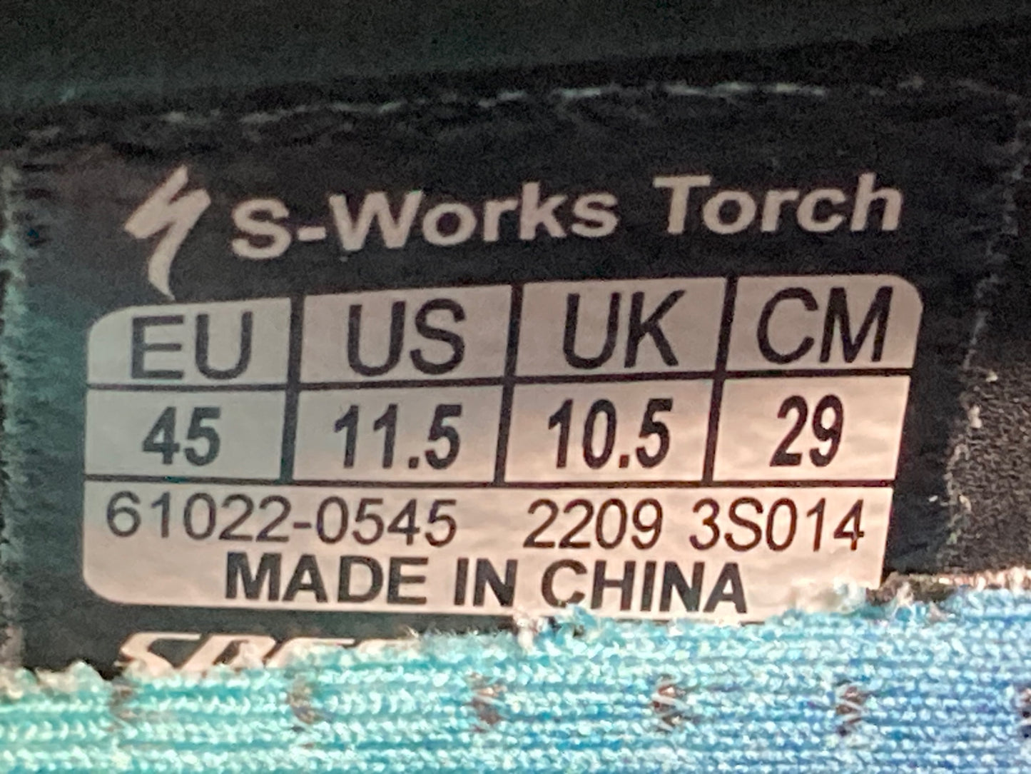 IV118 スペシャライズド S-WORKS TORCH SPD-SL ビンディングシューズ EU45