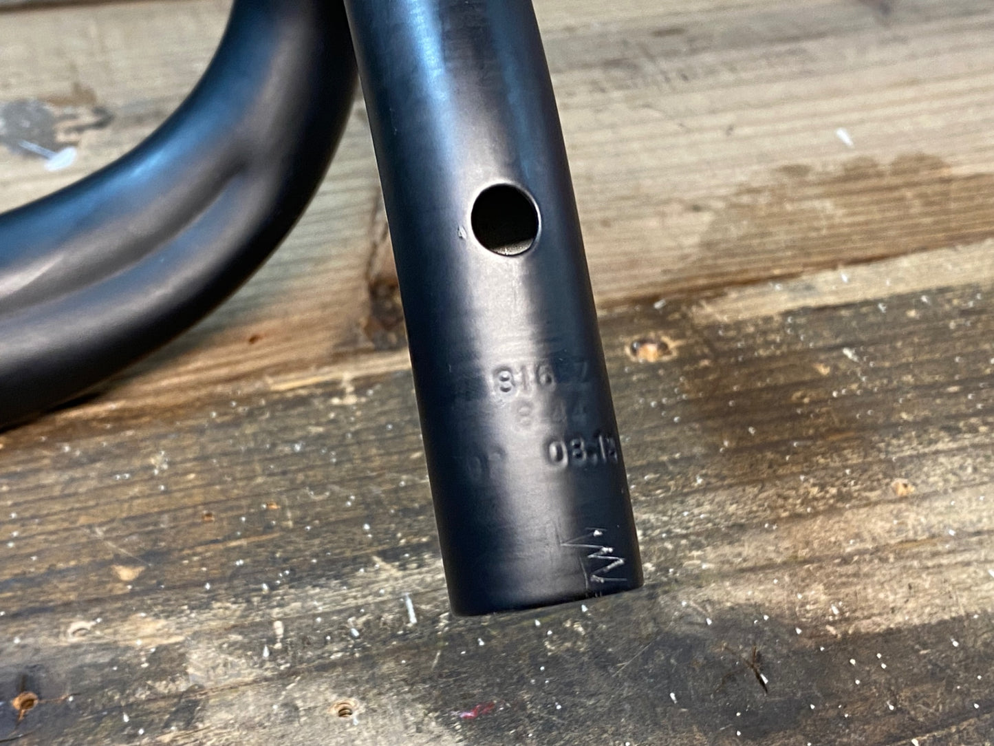 IR672 デダ Deda SUPERZERO アルミ ドロップハンドル 黒 エンドC-C420mm Φ31.7