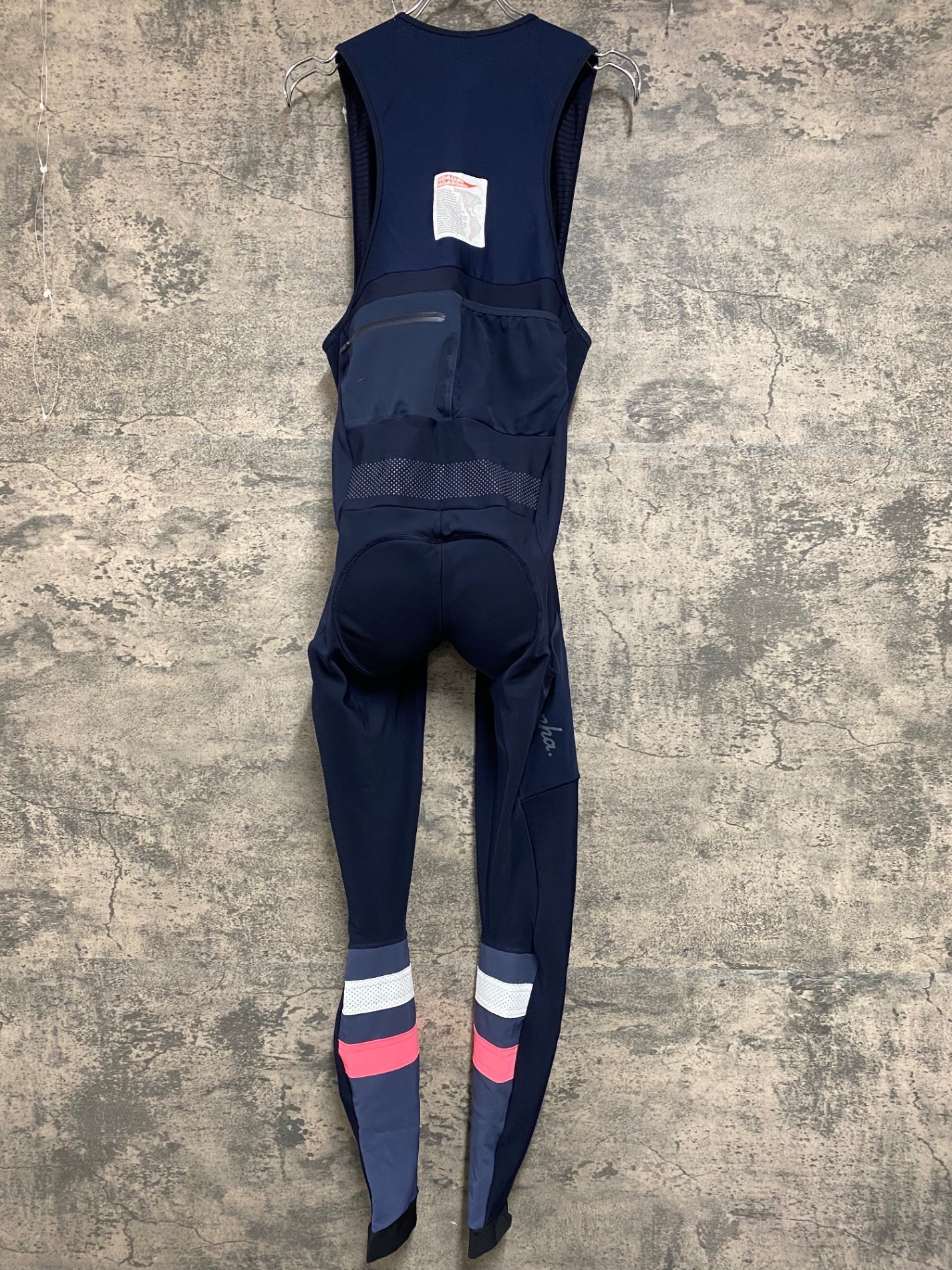 JB028 ラファ Rapha CORE WINTER TIGHTS WITH PAD ビブタイツ 黒 L 裏起毛