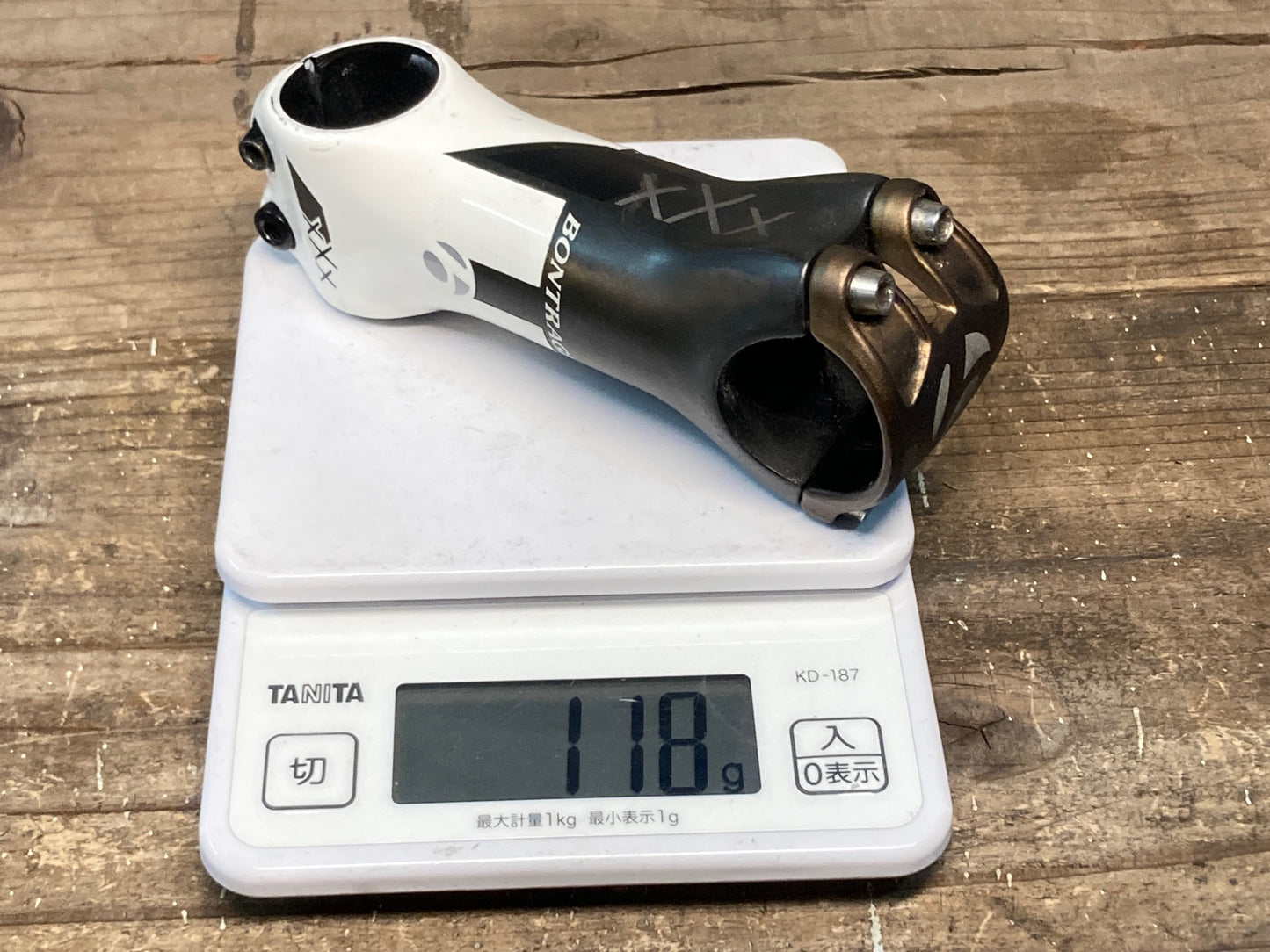 IS126 ボントレガ― BONTRAGER トリプルエックス XXX カーボン ステム 100mm 7° Φ31.8 OS