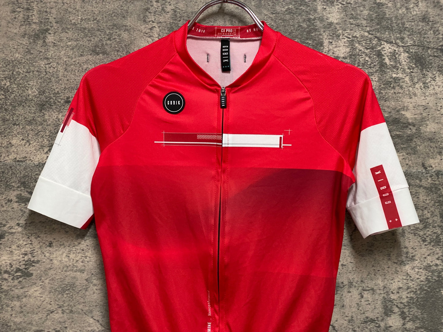 JE019 ゴビック GOBIK 半袖 サイクルジャージ 2XS レッド