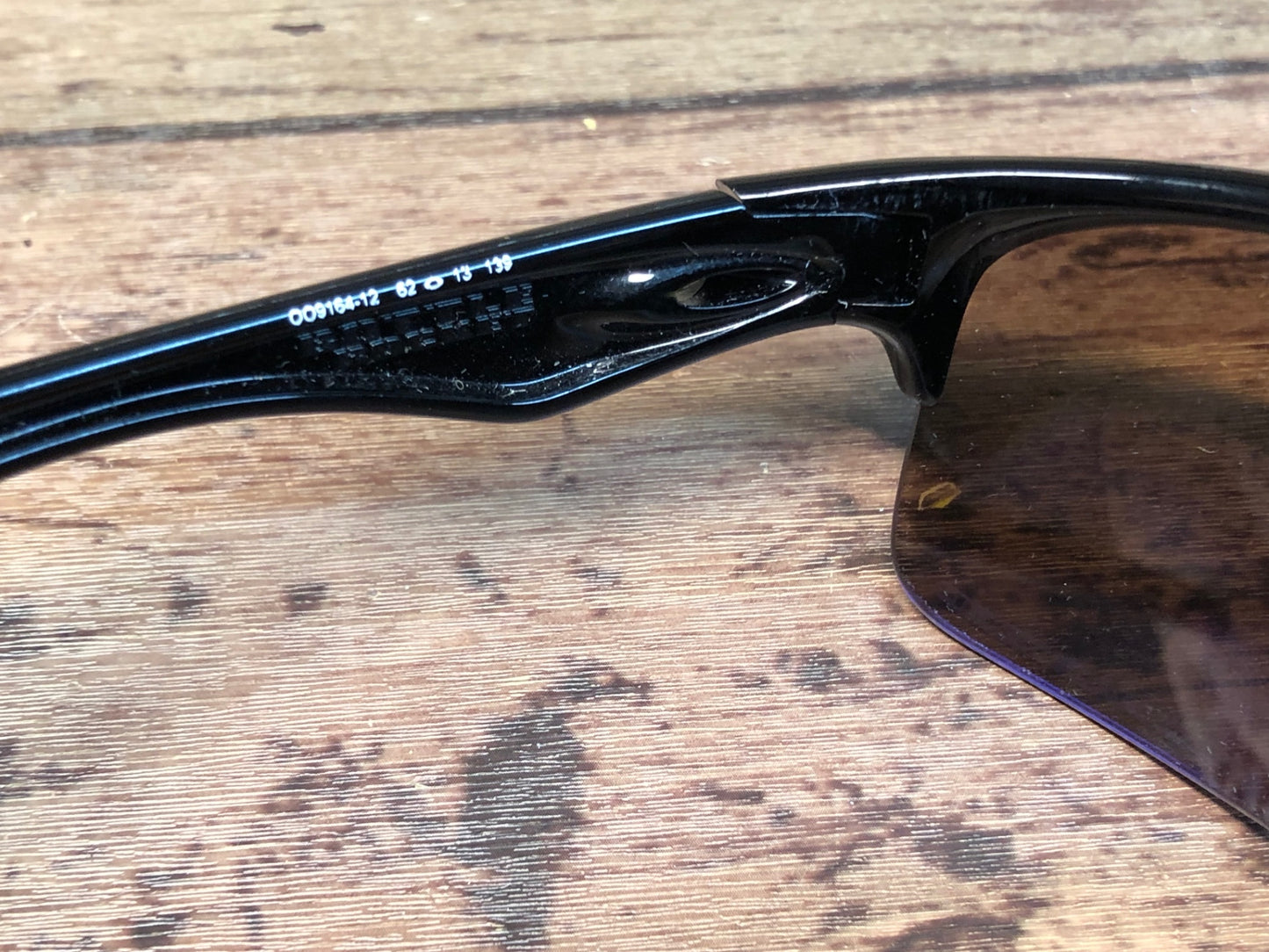 II537 オークリー OAKLEY ボトルロケットBOTTLE ROCKET サングラス アイウェア ブラック ※小傷あり