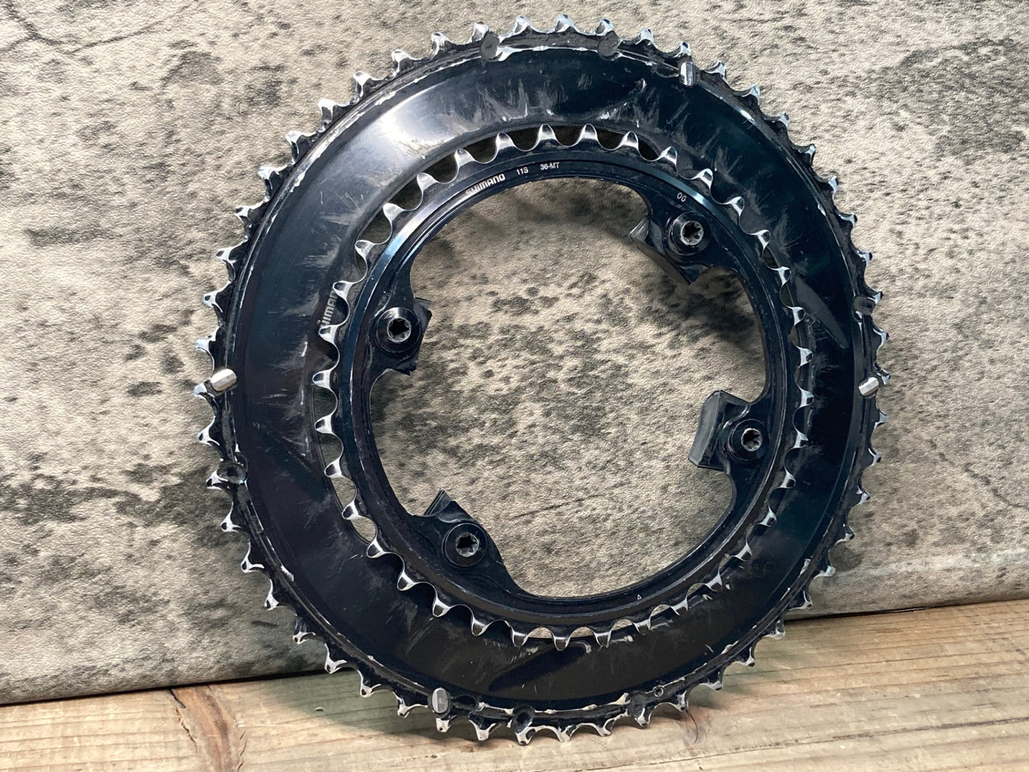 IP302 シマノ SHIMANO デュラエース DURA-ACE FC-R9100 チェーンリングのみ 52/36T チェーンリング固定ボルト付属
