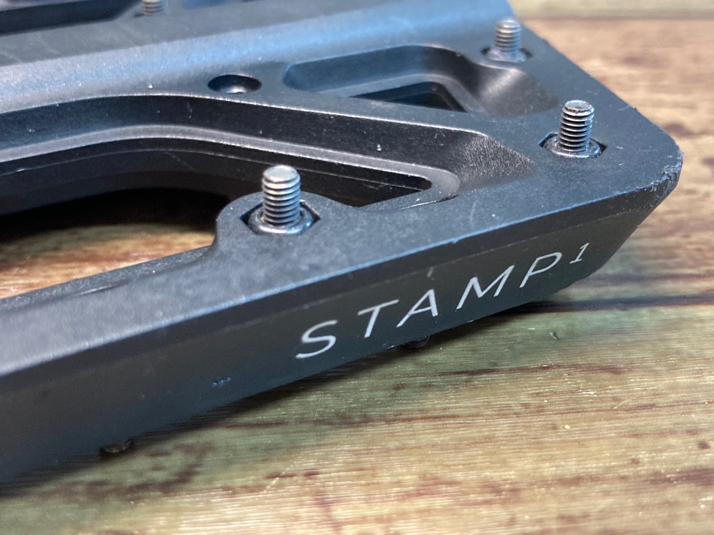 IX753 クランクブラザーズ CRANK BROTHERS STAMP1 フラットペダル 黒