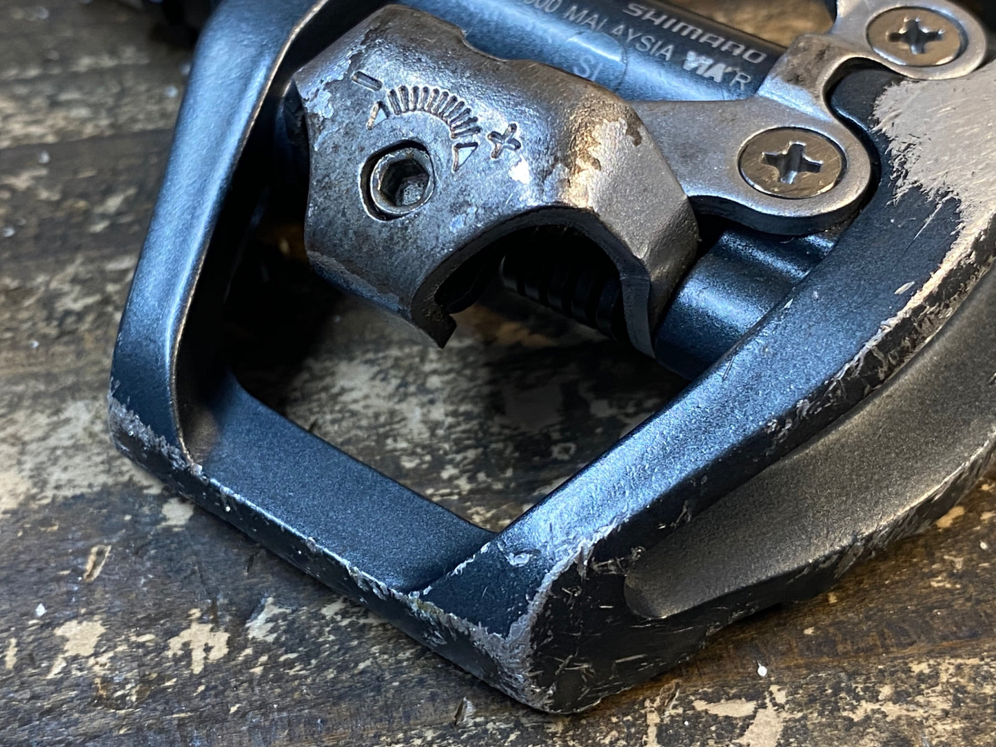 JD146 シマノ SHIMANO PD-EH500 ビンディングペダル 片面フラット ピン欠品