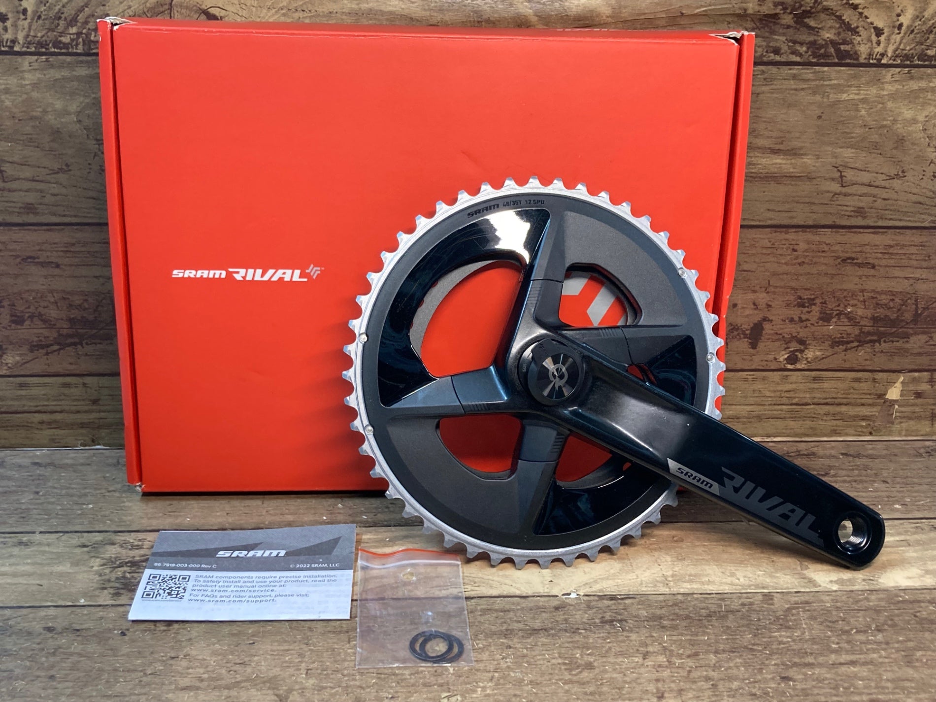 IK207 スラム SRAM RIVAL AXS クランクセット パワーメーター 48/35T 172.5mm dub 12S 未使用