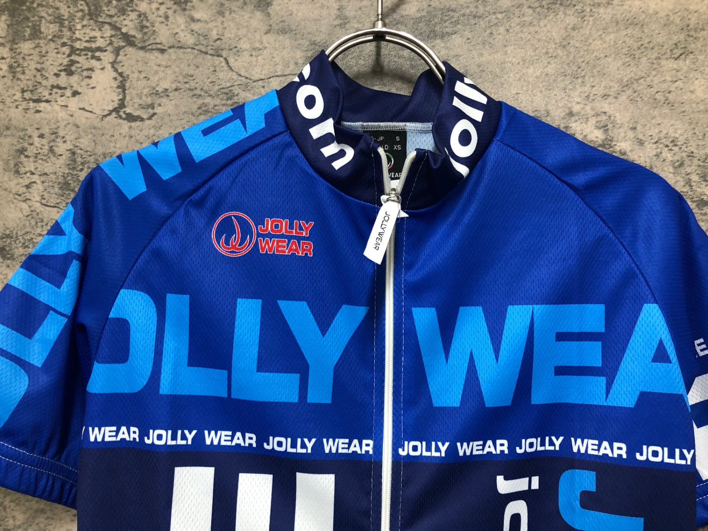IX668 ジョリーウェア JOLLYWEAR 半袖サイクルジャージ 青 S