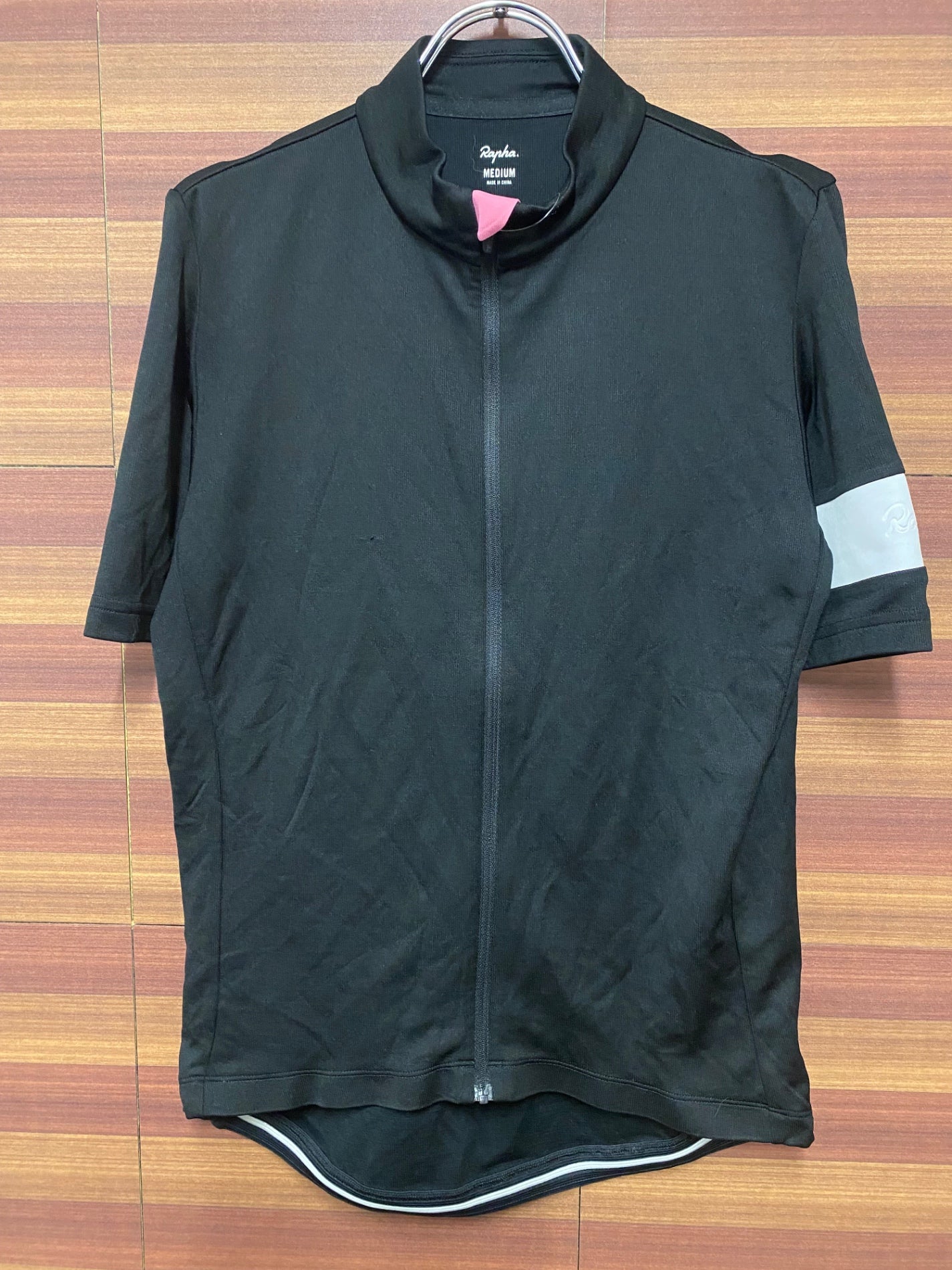 HY917 ラファ Rapha SS CLASSIC JERSEY 黒 M ほつれあり