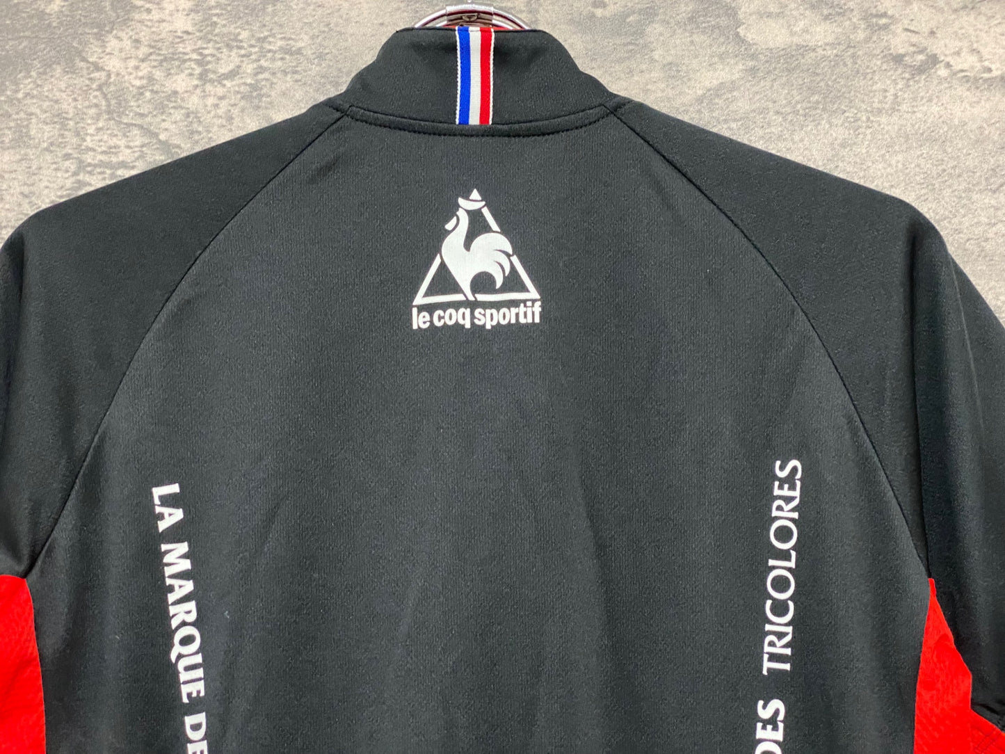IX228 ルコックスポルティフ le coq sportif 半袖 サイクルジャージ 黒 M