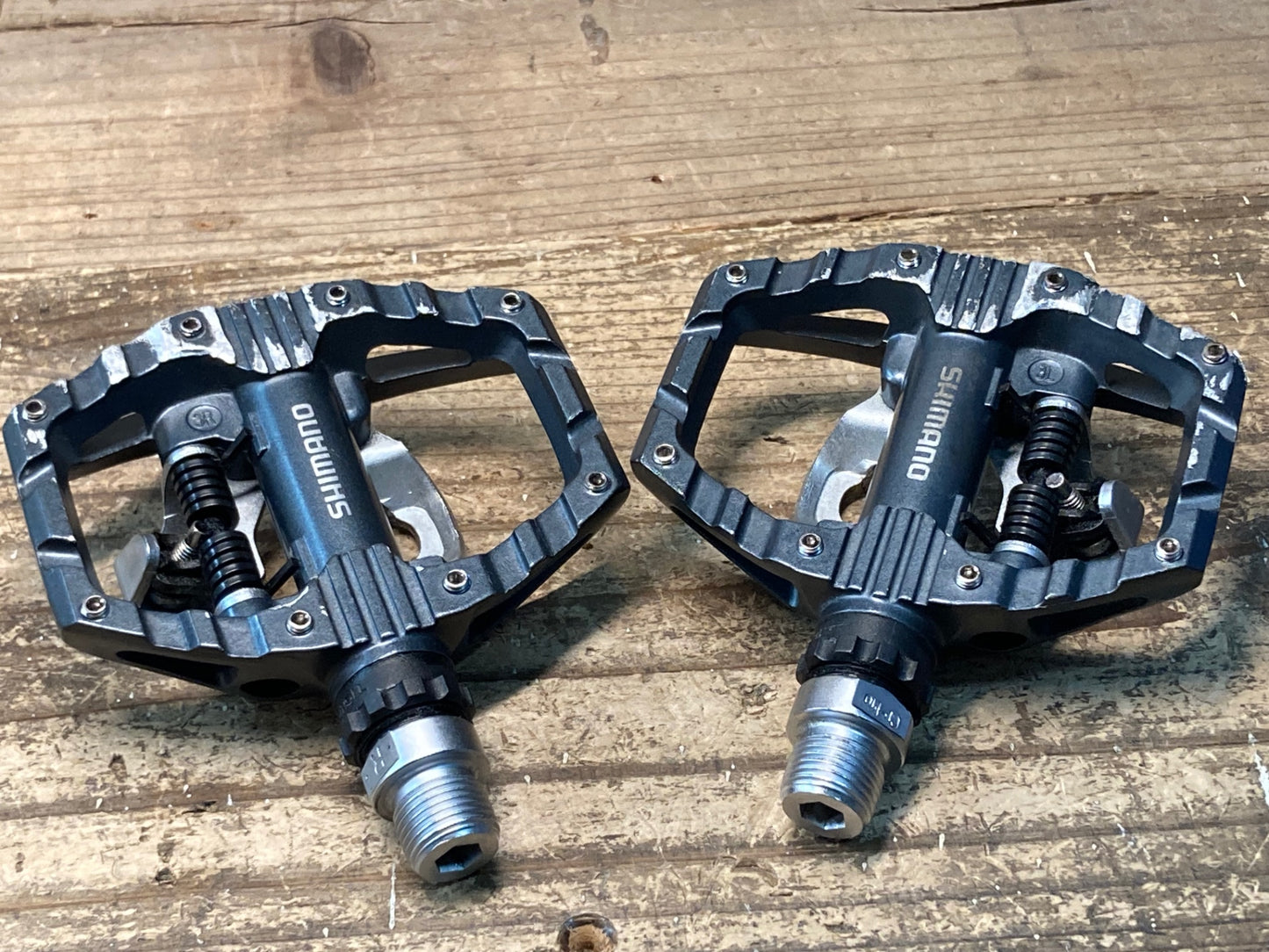 IY289 シマノ SHIMANO PD-EH500 ビンディングペダル 片面フラット SPD