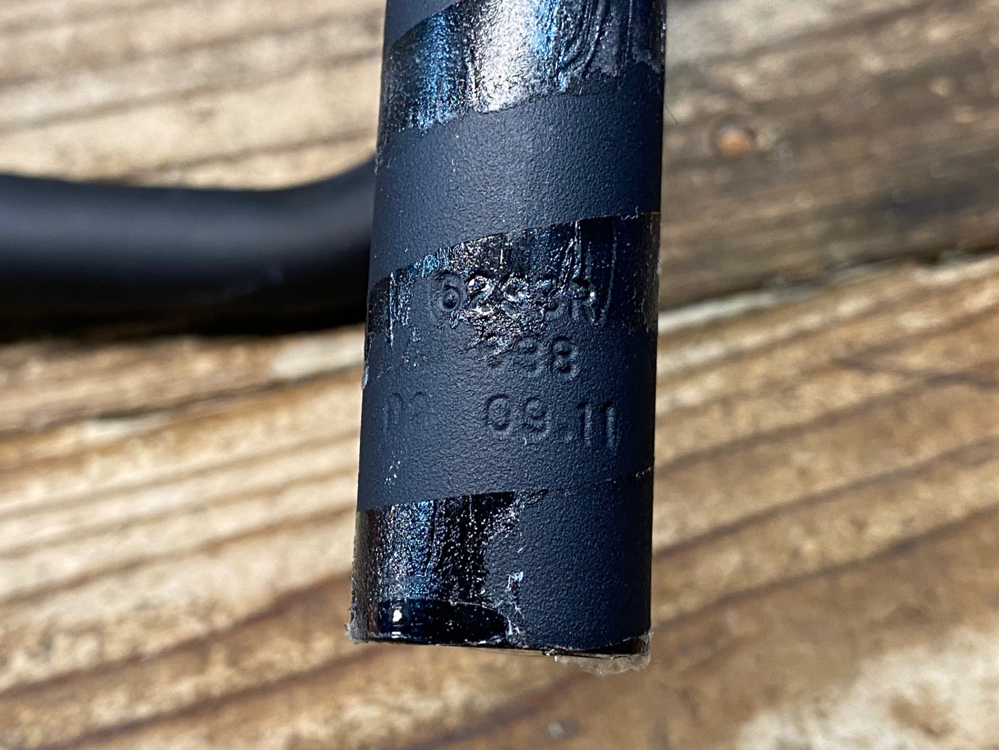 IU263 デダ Deda ZERO1 アルミ ドロップハンドル 黒 エンド外-外380mm Φ31.7