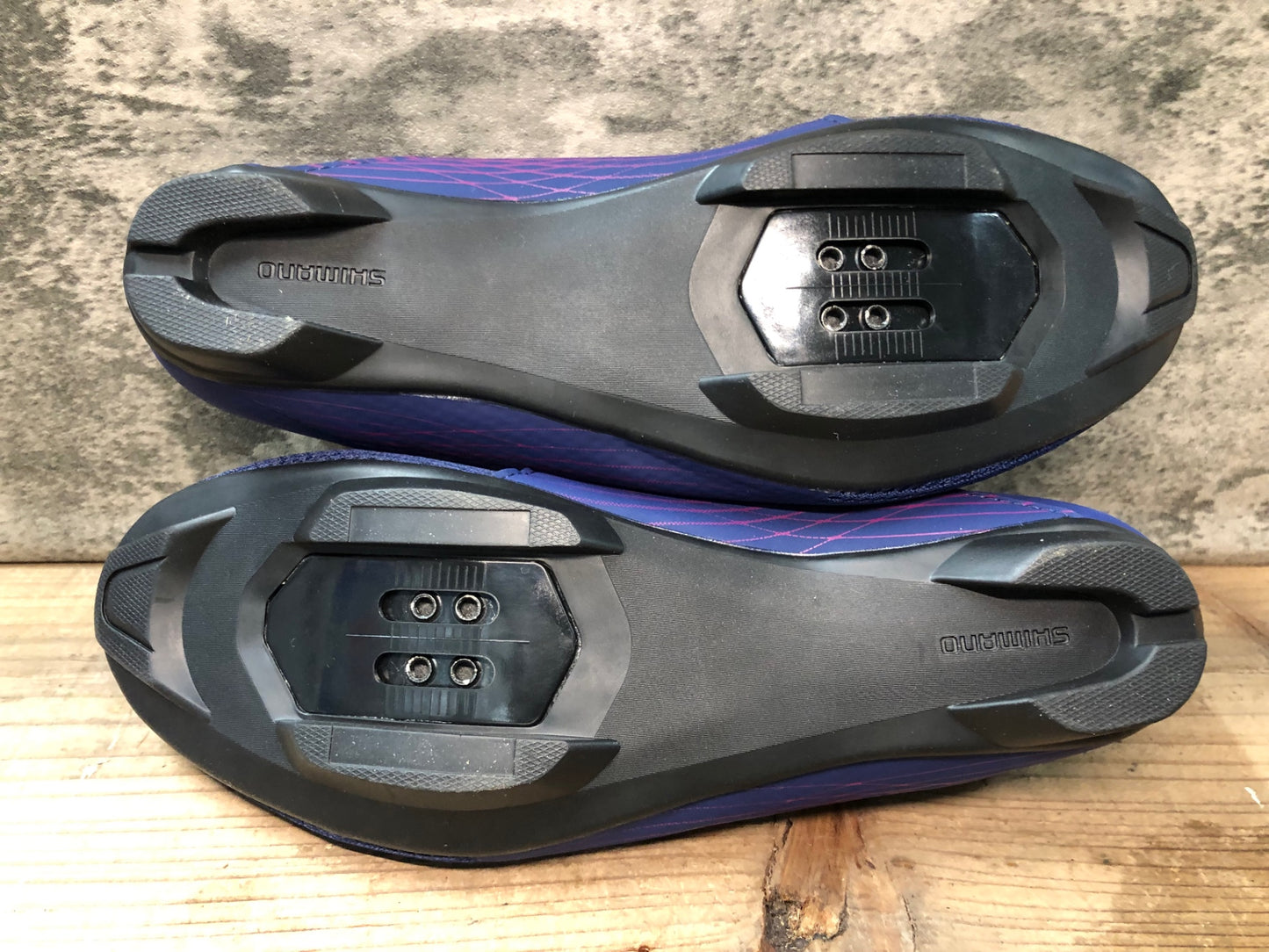 IR901 シマノ SHIMANO SHIC500W P01 W ビンディングシューズ SPD BOA ネイビー EU40