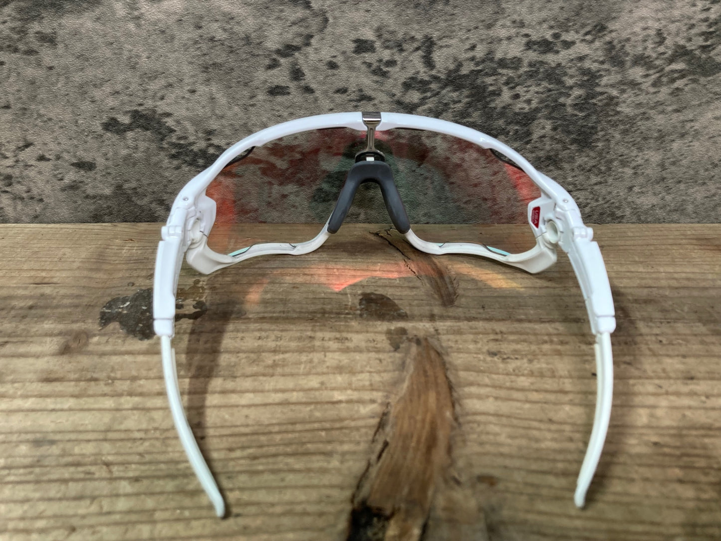 IV542 オークリー OAKLEY ジョウブレイカー JAWBREAKER サングラス アイウェア 白 ※汚れ