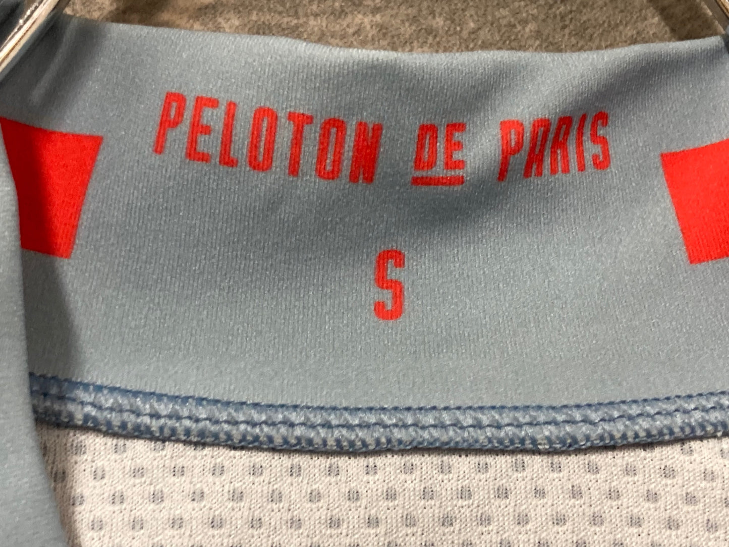 IY194 プロトンドパリ Peloton de Paris 半袖 サイクルジャージ ターコイズ S