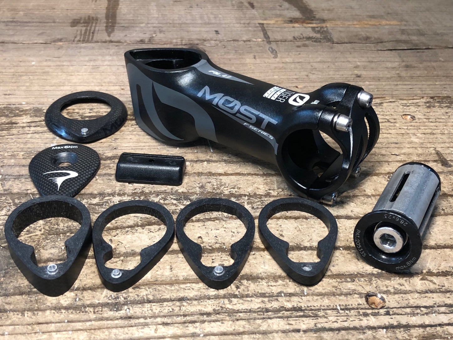 JC830 モスト MOST TIGER ALU アルミ ステム 90mm Φ31.8 アンカーセット